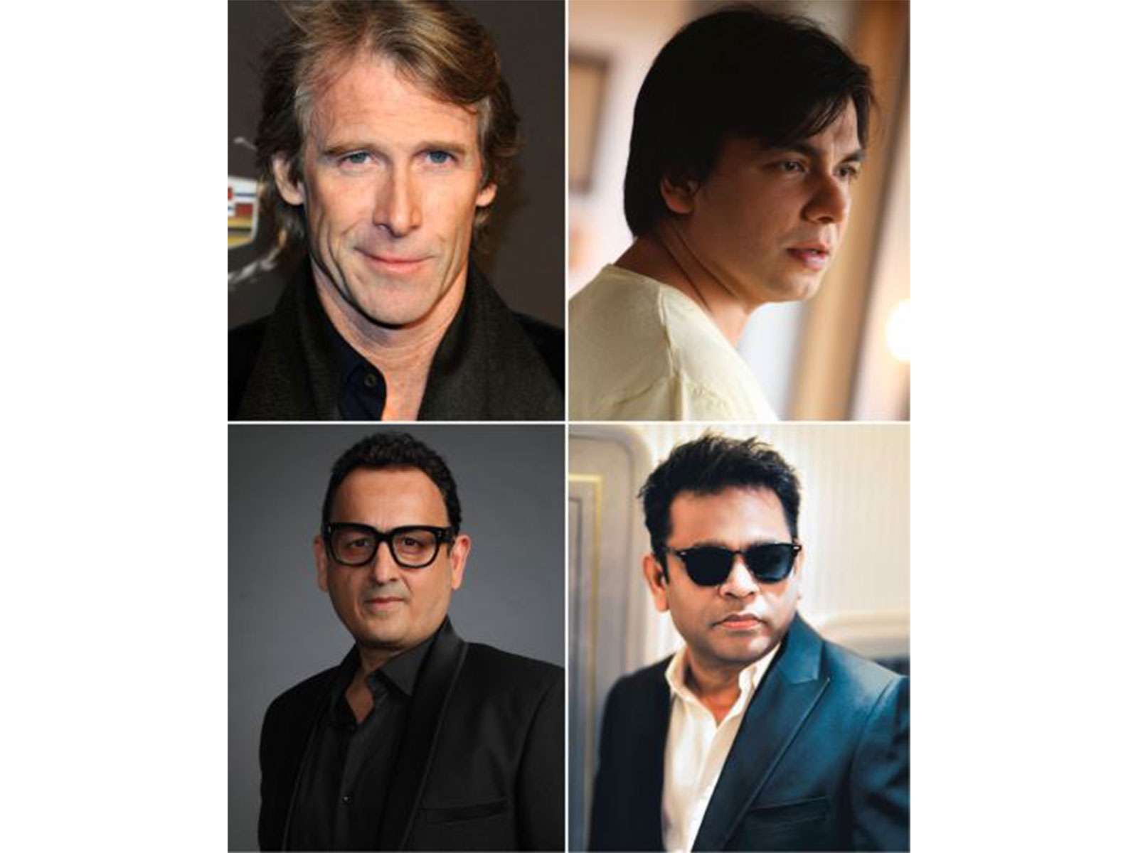 Michael Bay, Anthony D'Souza, Vinod Bhanushali and AR Rahman (Photo/X@BSL_Films)