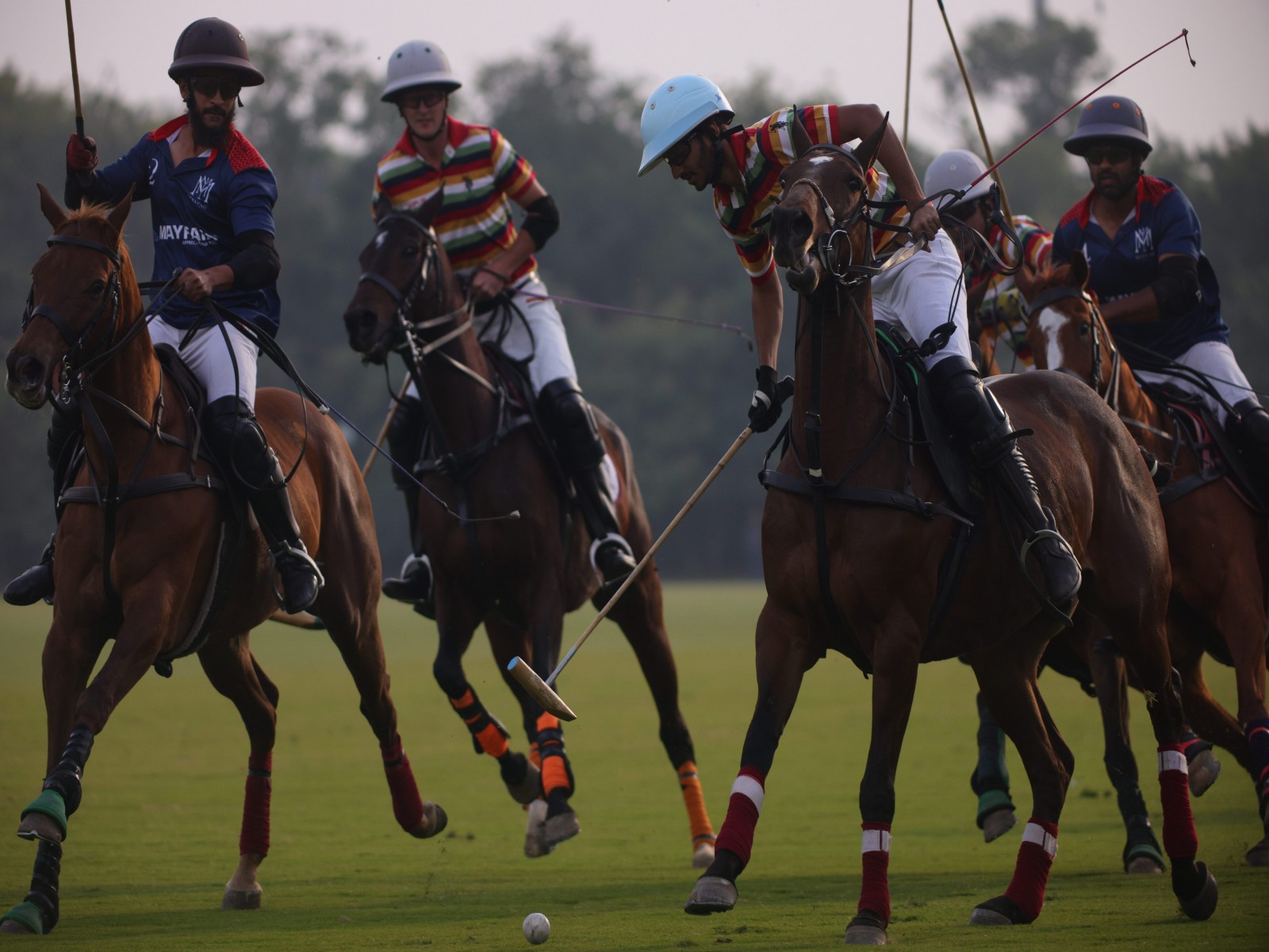 Players in action during a Polo match. (Photo/Jaipur Polo)
