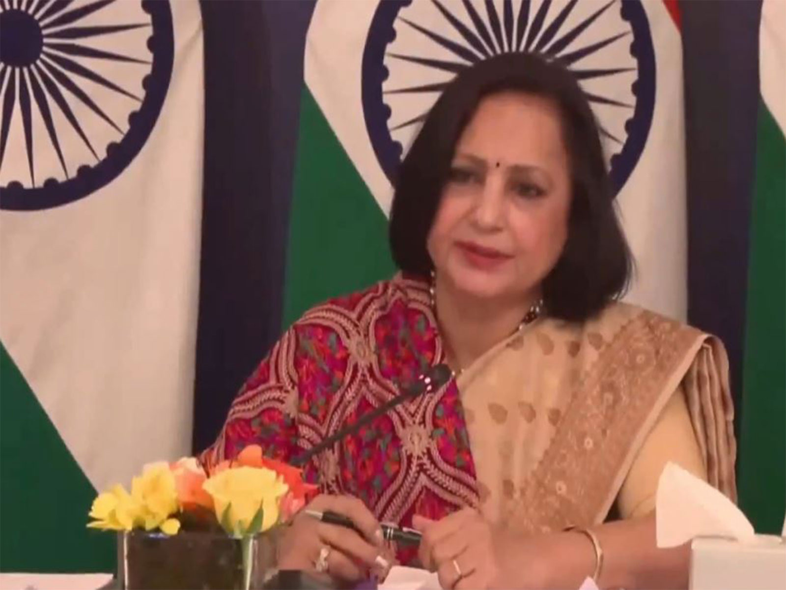 MEA Secretary (South) Dr Neena Malhotra (Photo/ YouTube @MEAIndia)