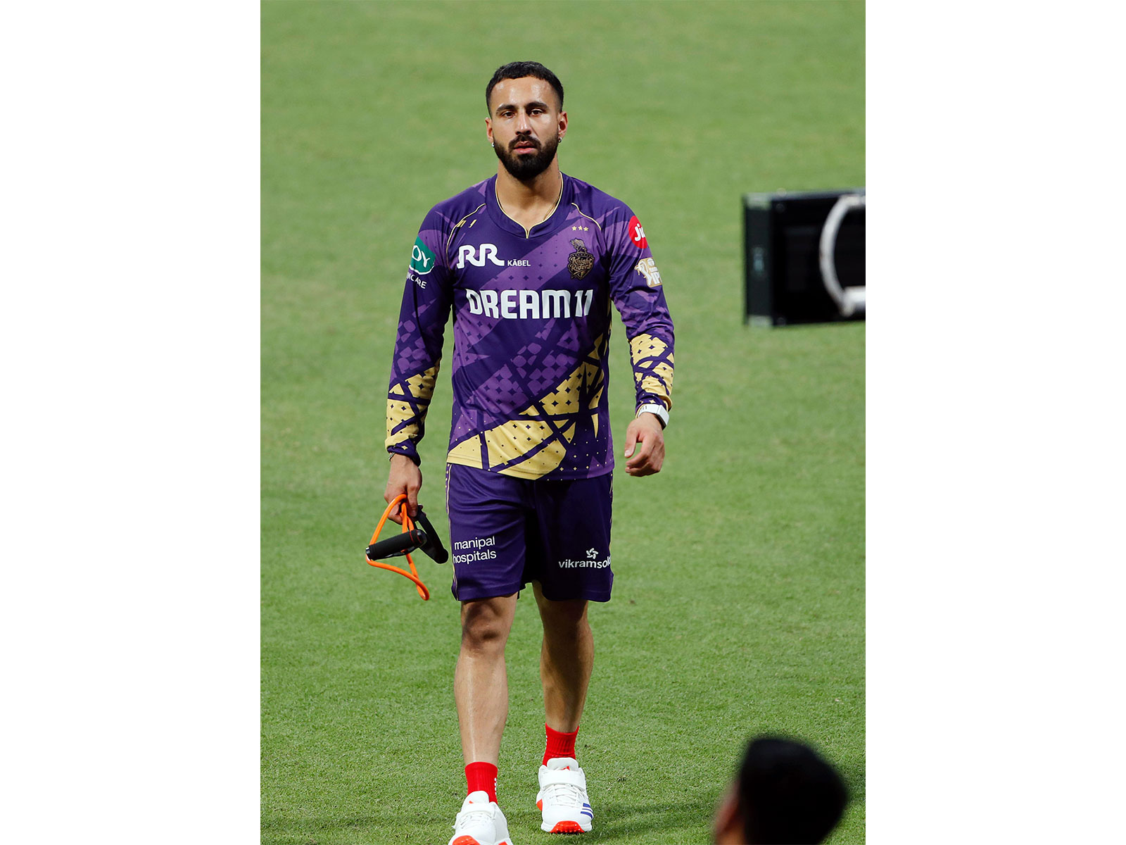 Punjab cricketer Ramandeep Singh before an IPL match (Photo: ANI)