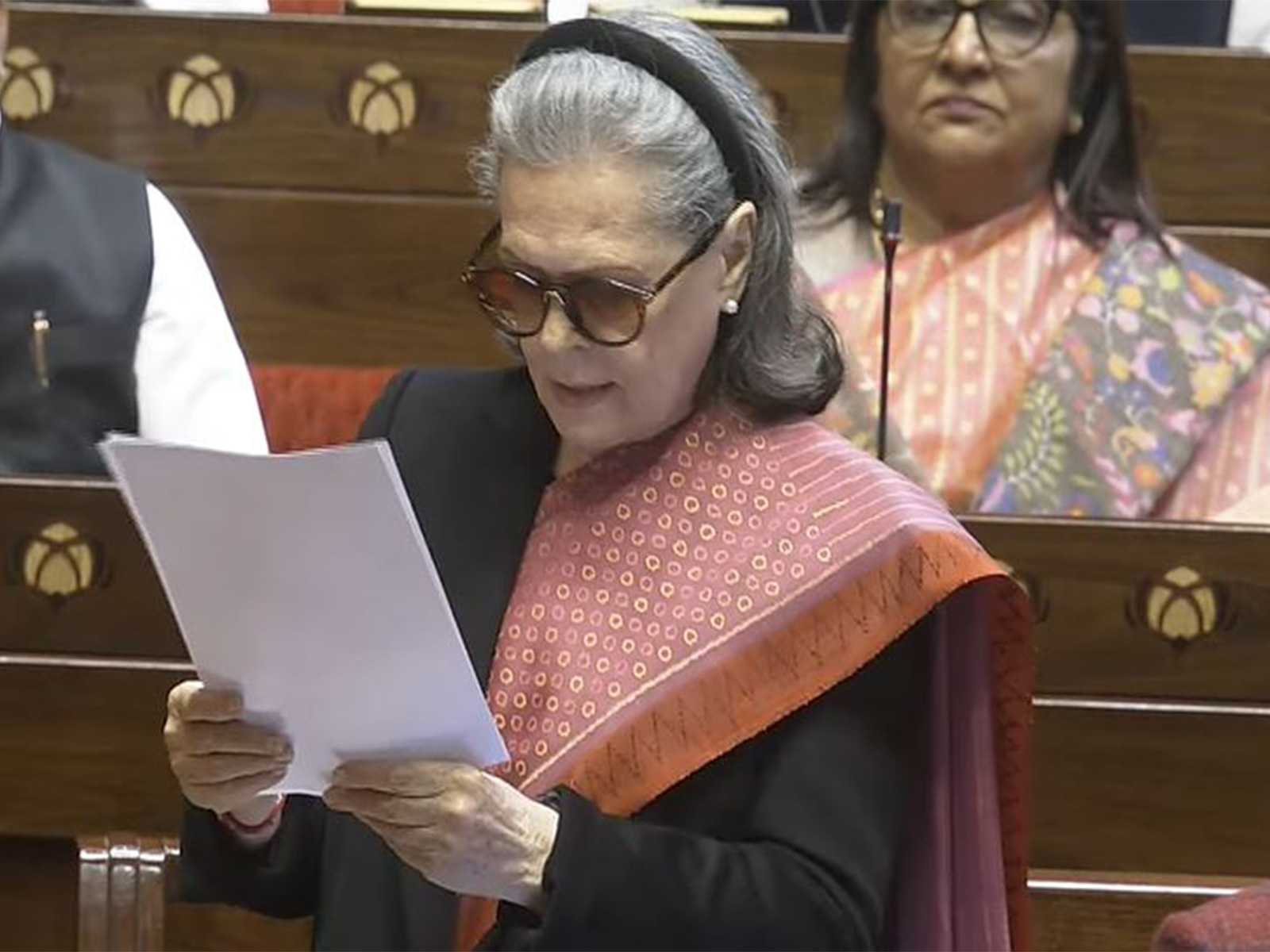 Congress Parliamentary Party Chairperson Sonia Gandhi (Photo/Sansad TV)
