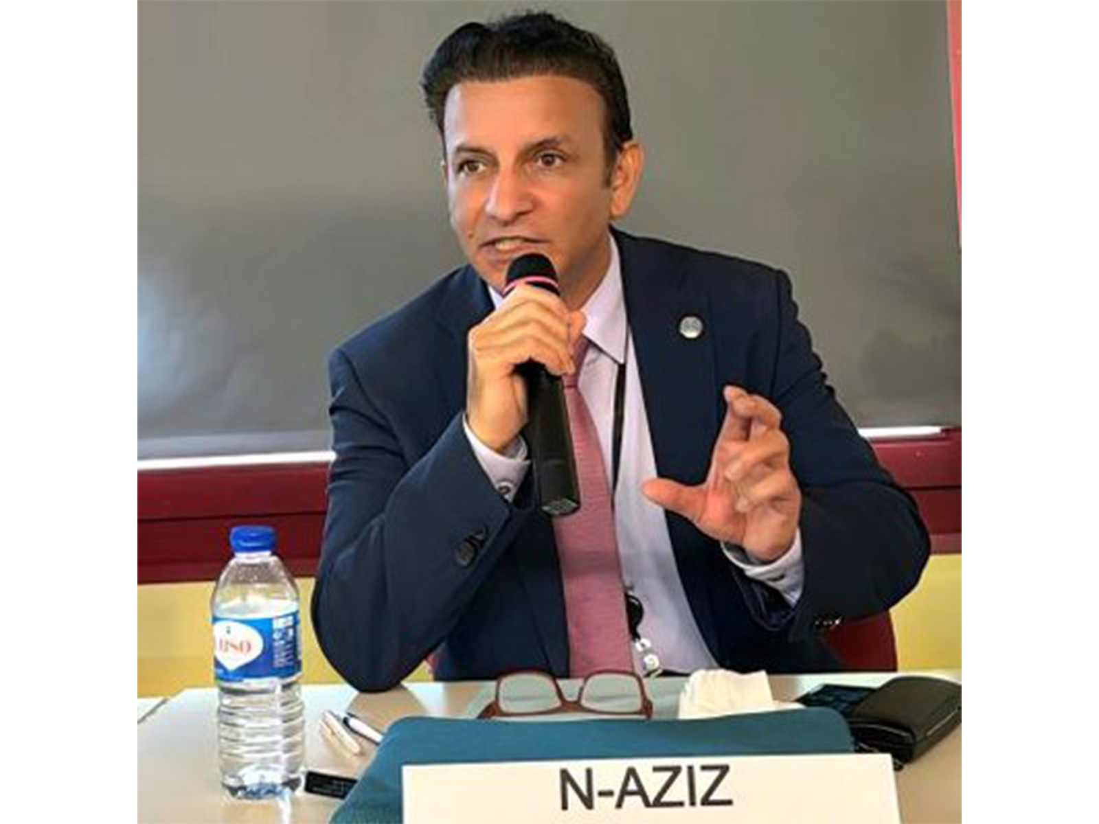 Sardar Nasir Aziz Khan, Spokesperson UKPNP ( Photo/X@NasirKhanUKPNP)