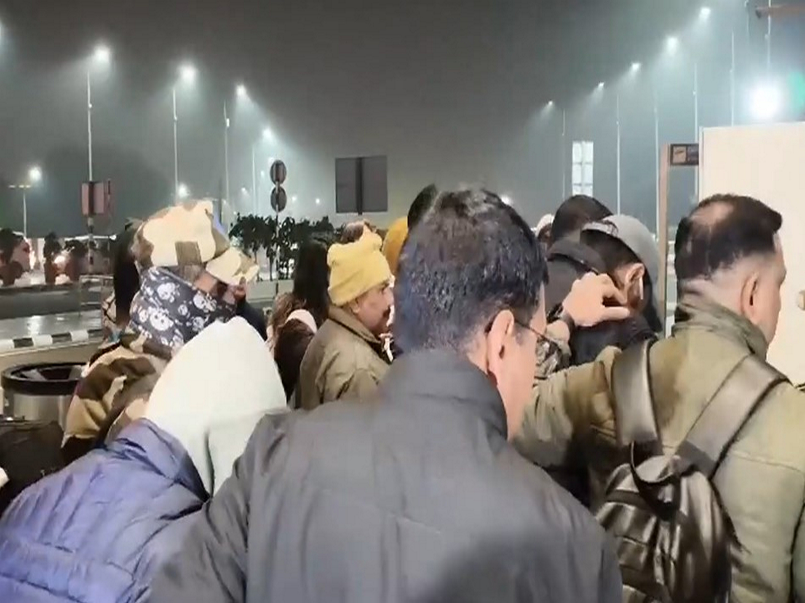 Luthra Brothers in police custody at IGI Airport. (Photo/ANI)