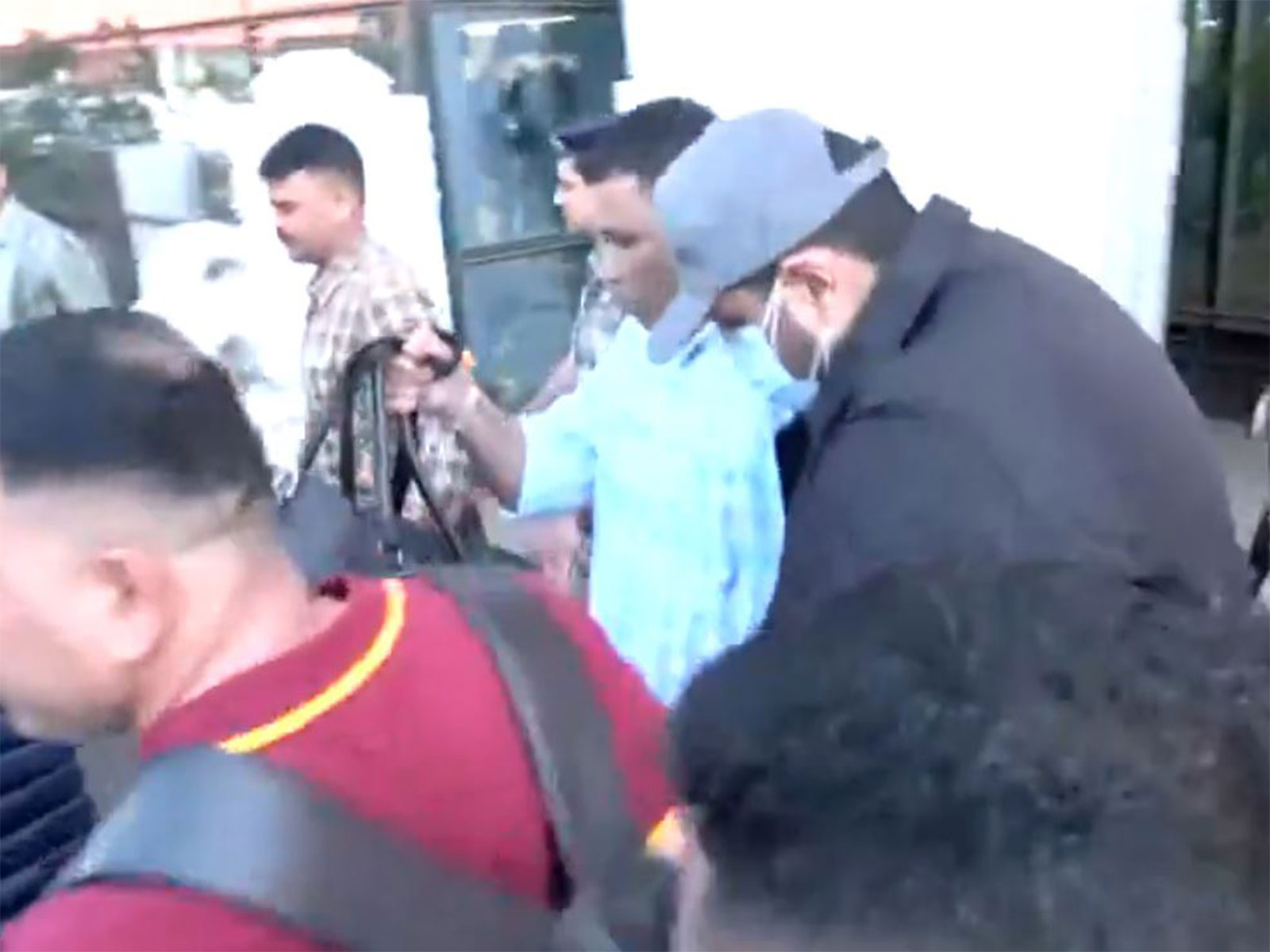 Luthra brothers at Goa airport (Photo/ANI)