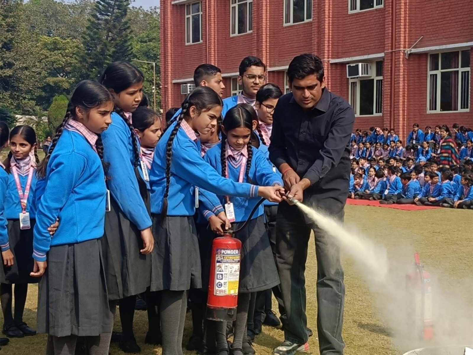 Saint Kabir School, Karnal Conducts a Fire Drill Designed for Real-World Emergencies