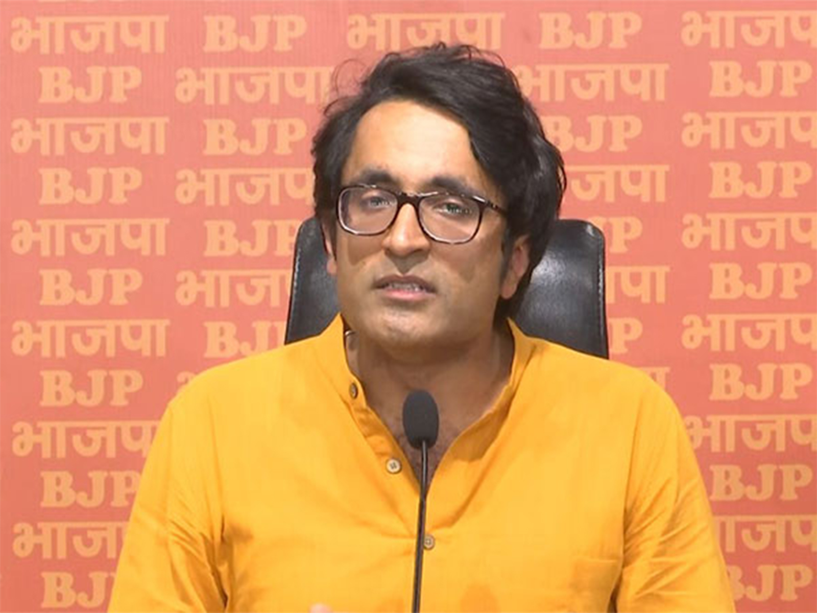 BJP Spokesperson Pradeep Bhandari (Photo/ANI)