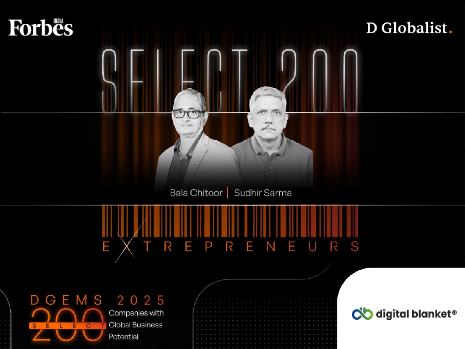 digital blanket selected for Forbes DGEMS 2025: Enabling Smarter, Sustainable Infrastructure & Workplaces