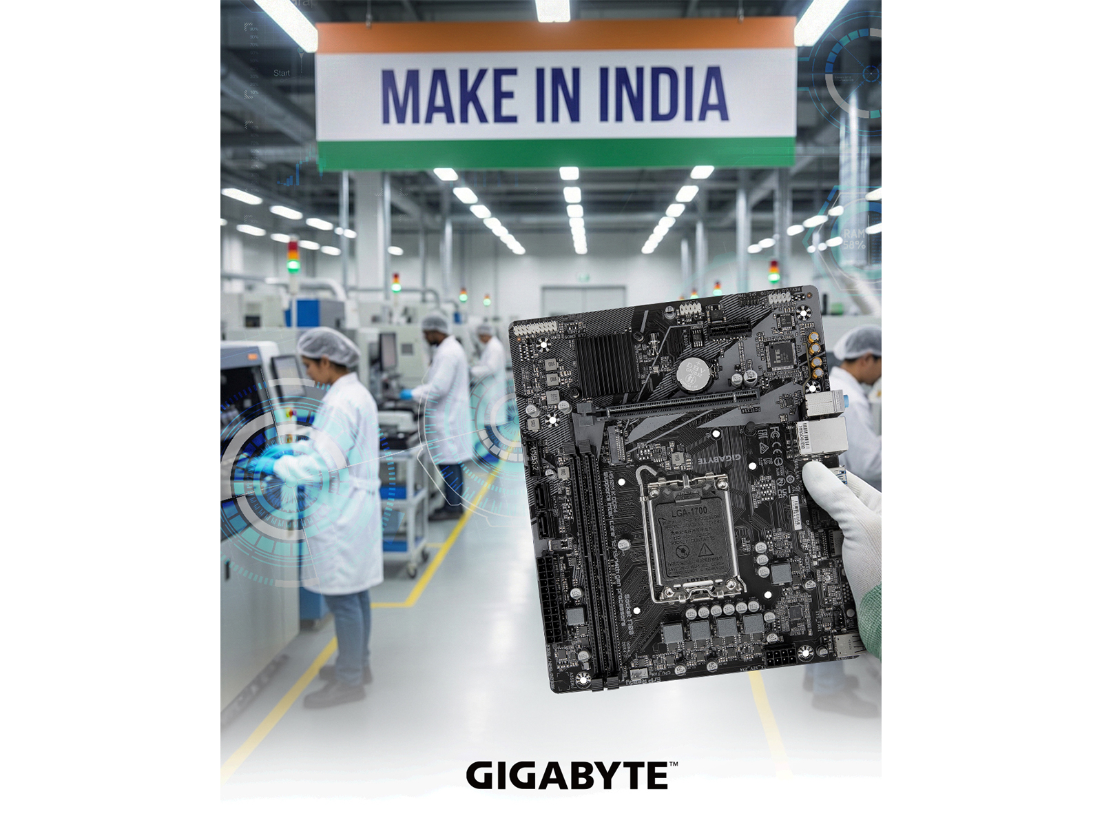 GIGABYTE begins local motherboard manufacturing under "Make in India"