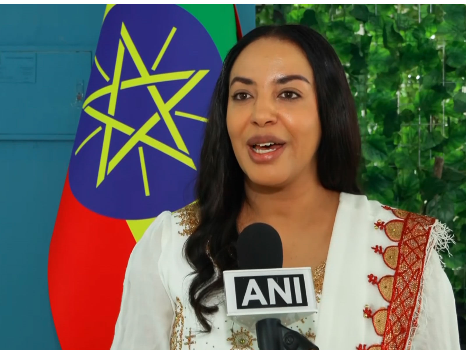 Ethiopian Minister of Women and Social Affairs Ergogie Tesfaye (Photo/ANI)