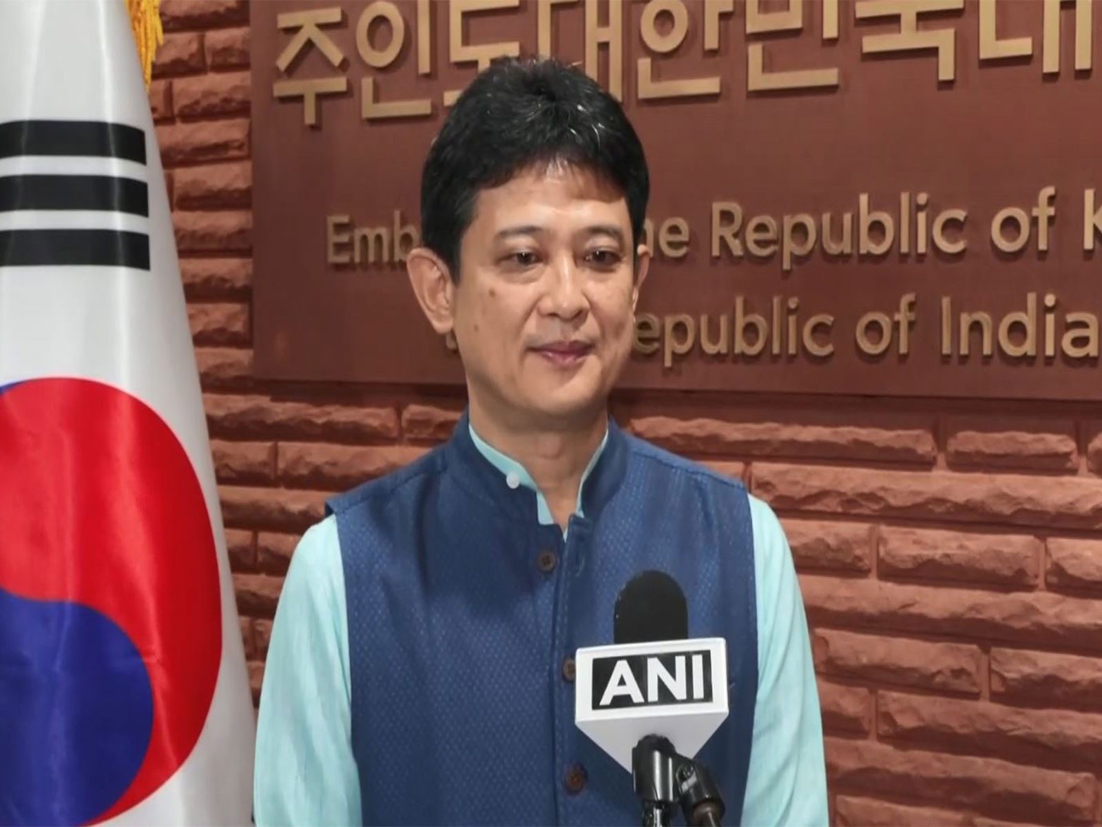 Sang-Woo Lim ( Outgoing Deputy Chief of Mission of the Korean Embassy in India) (Photo/ANI)