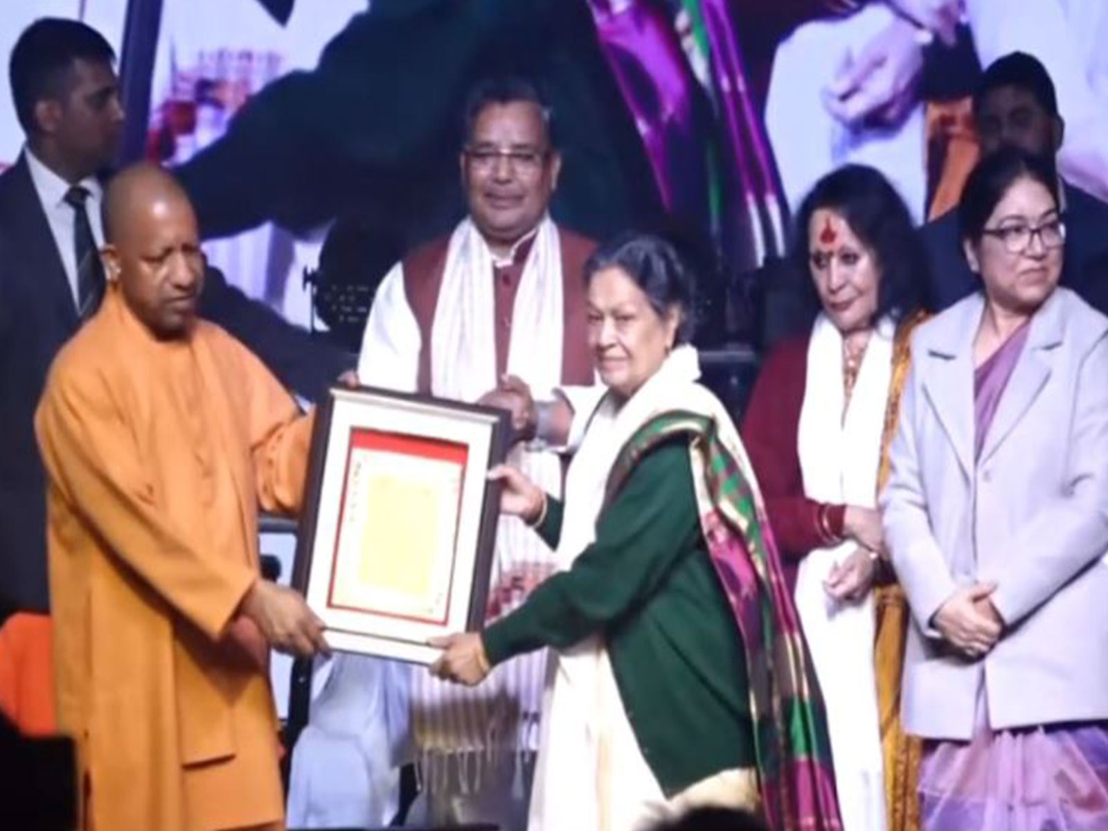 Uttar Pradesh Chief Minister Yogi Adityanath at the event (Photo/@myogiadityanath)