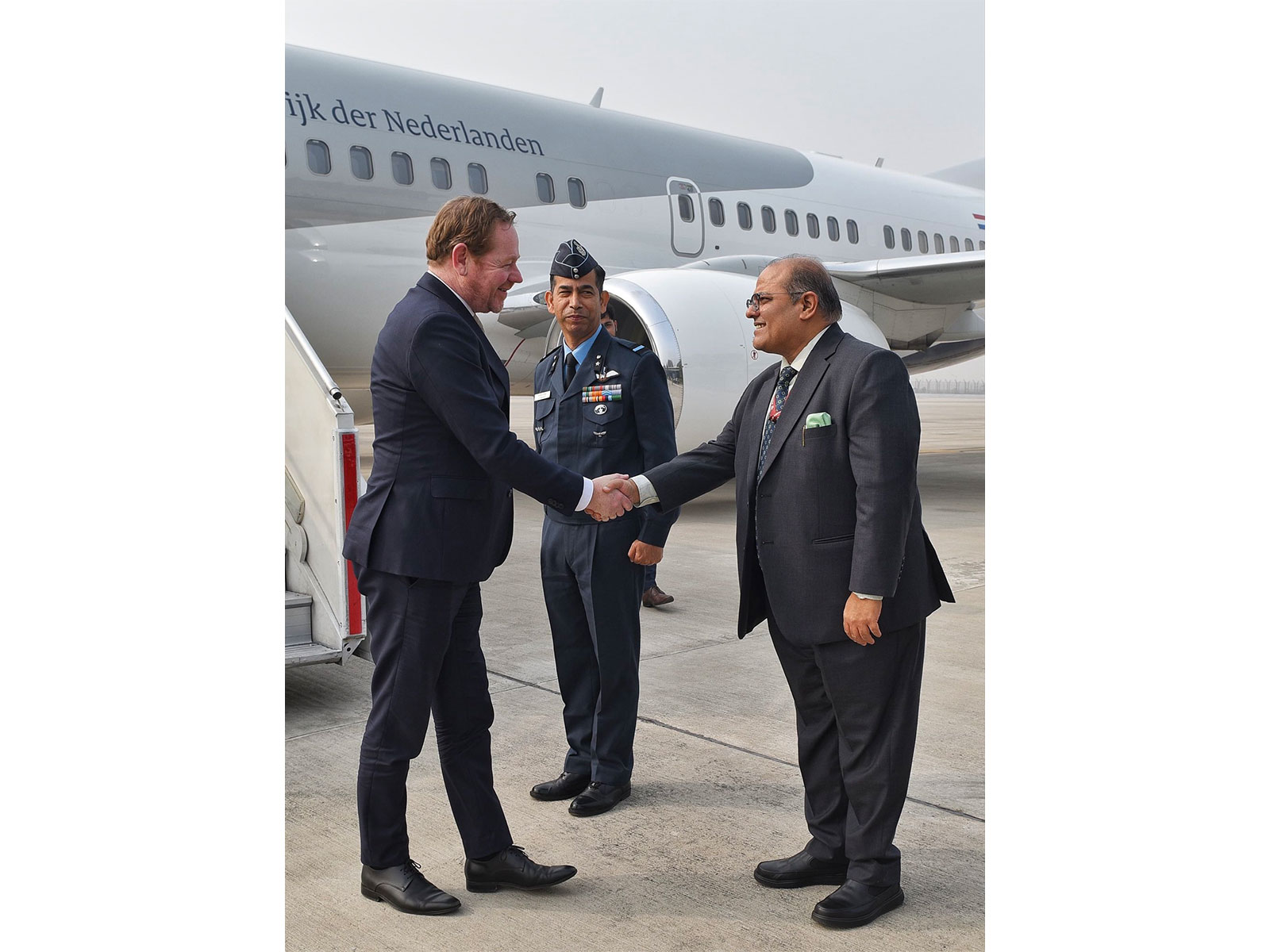 Netherlands Foreign Minister David Van Weel arrives in India (Photo/ X@MEAIndia)