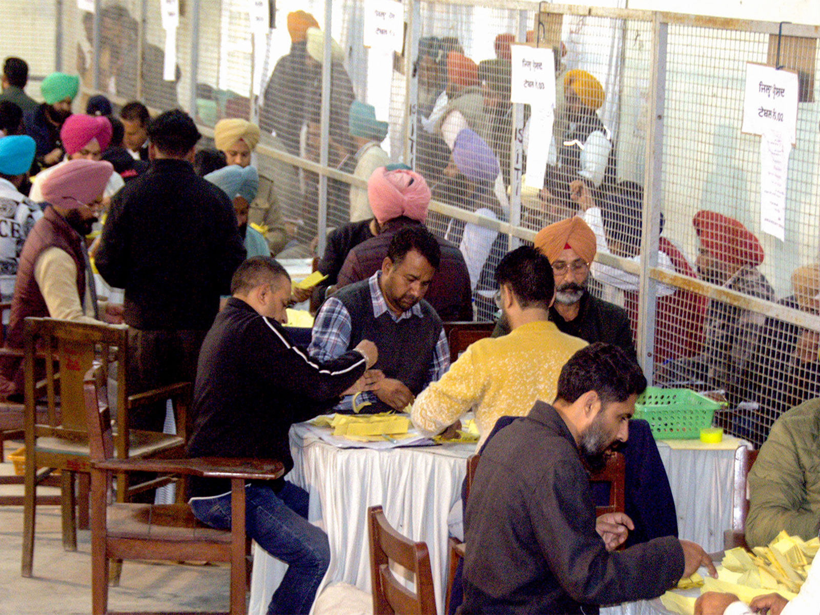 Counting of votes for Zila Parishad and Panchayat Samiti elections in Patiala (File Photo/ANI)