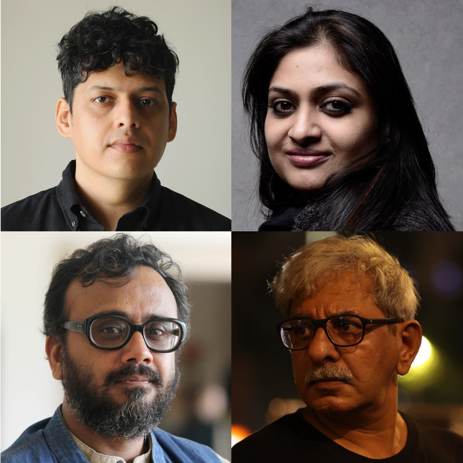 (L-R) Chaitanya Tamhane, Geetu Mohandas, Dibakar Banerjee and Sriram Raghavan (Photo/MAMI Mumbai Film Festival)