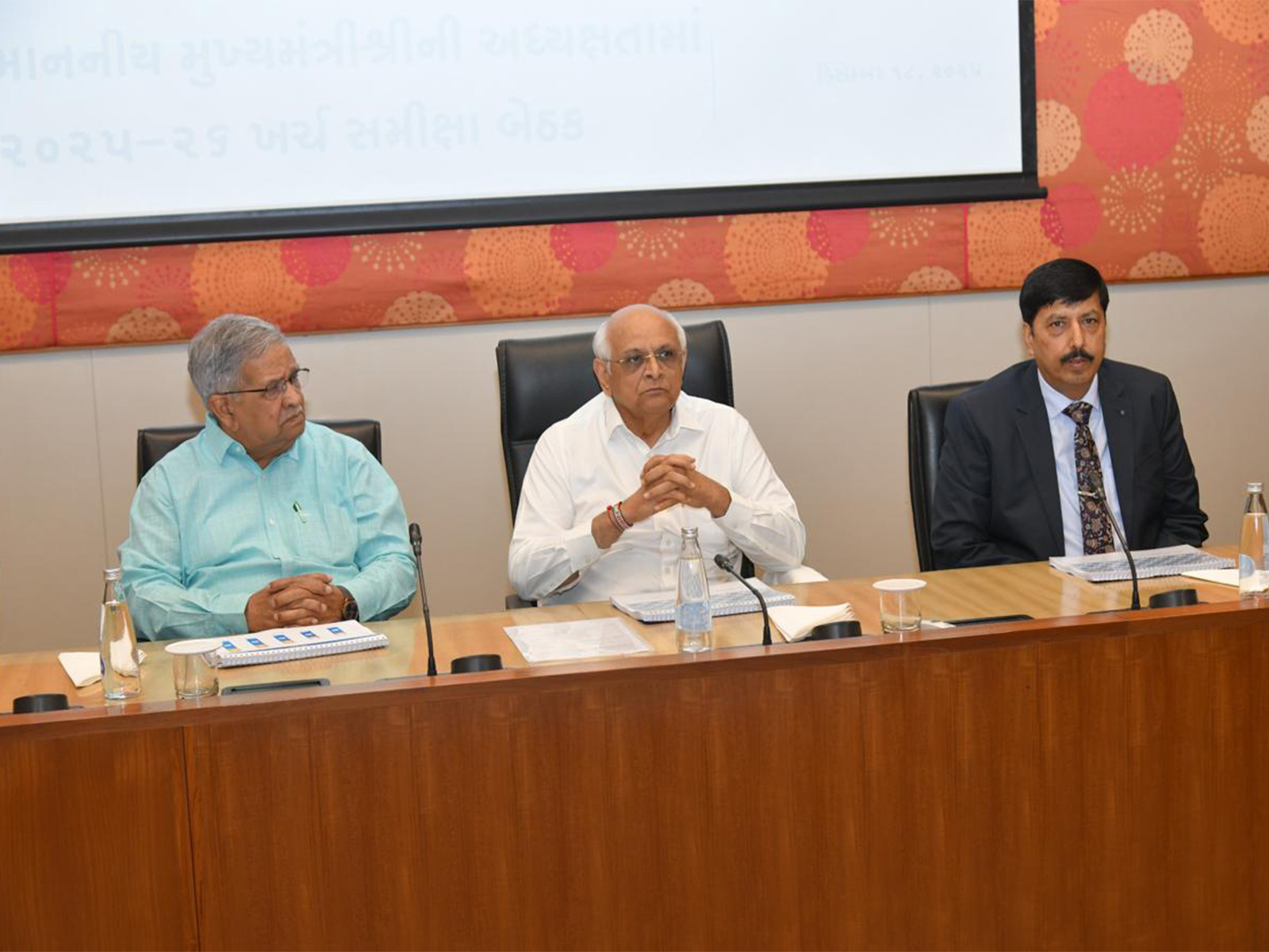 Gujarat CM reviews state departments' budget expenditure (Photo/ANI)