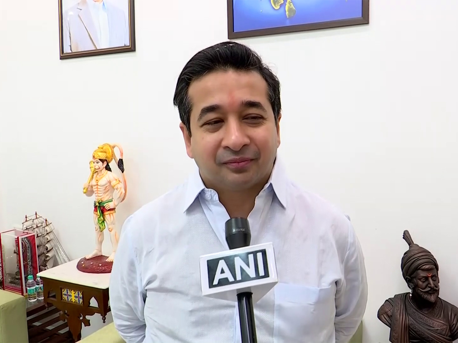  BJP leader Nitesh Rane (Photo/ANI)