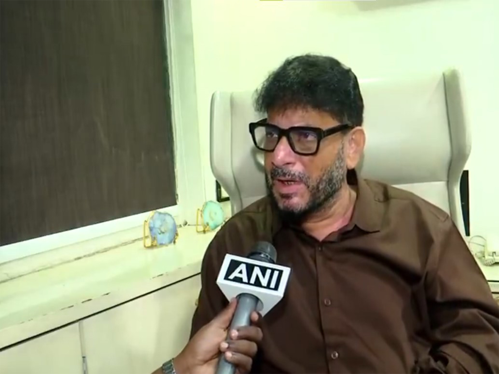 AIMIM's national spokesperson Waris Pathan (Photo/ANI)