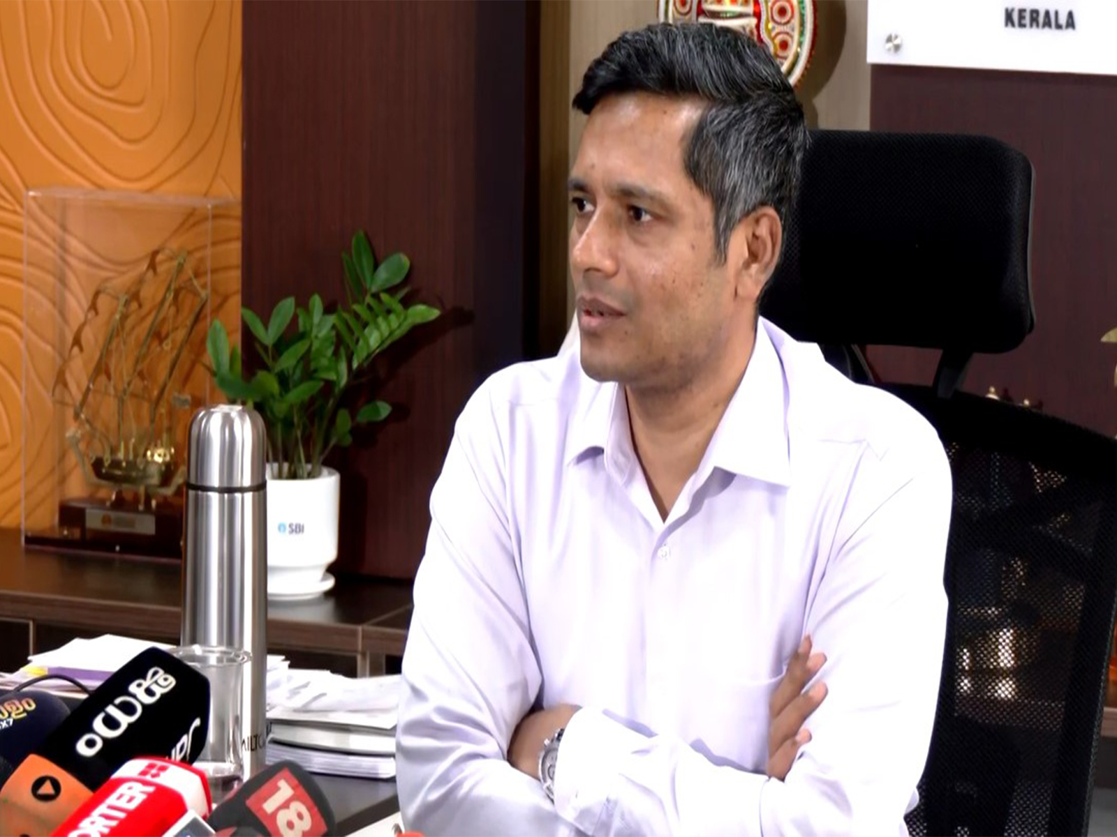 Kerala Chief Electoral Officer Rathan U. Kelkar (Photo/ANI)