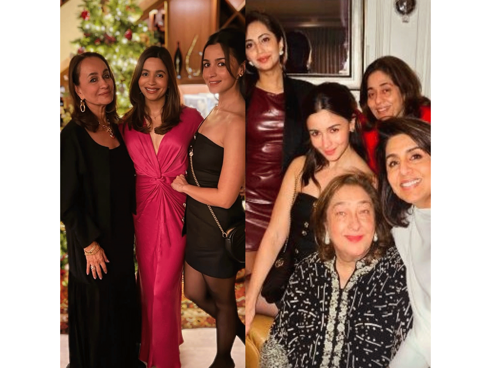 Alia Bhatt celebrates Christmas with family (Photo/Instagram@shaheenb@alekhaadvanijain)
