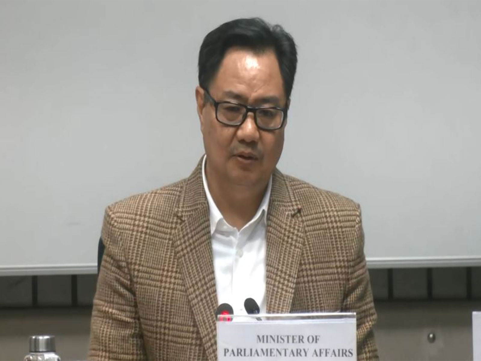 Union Parliamentary Affairs Minister Kiren Rijiju (Photo/ANI)