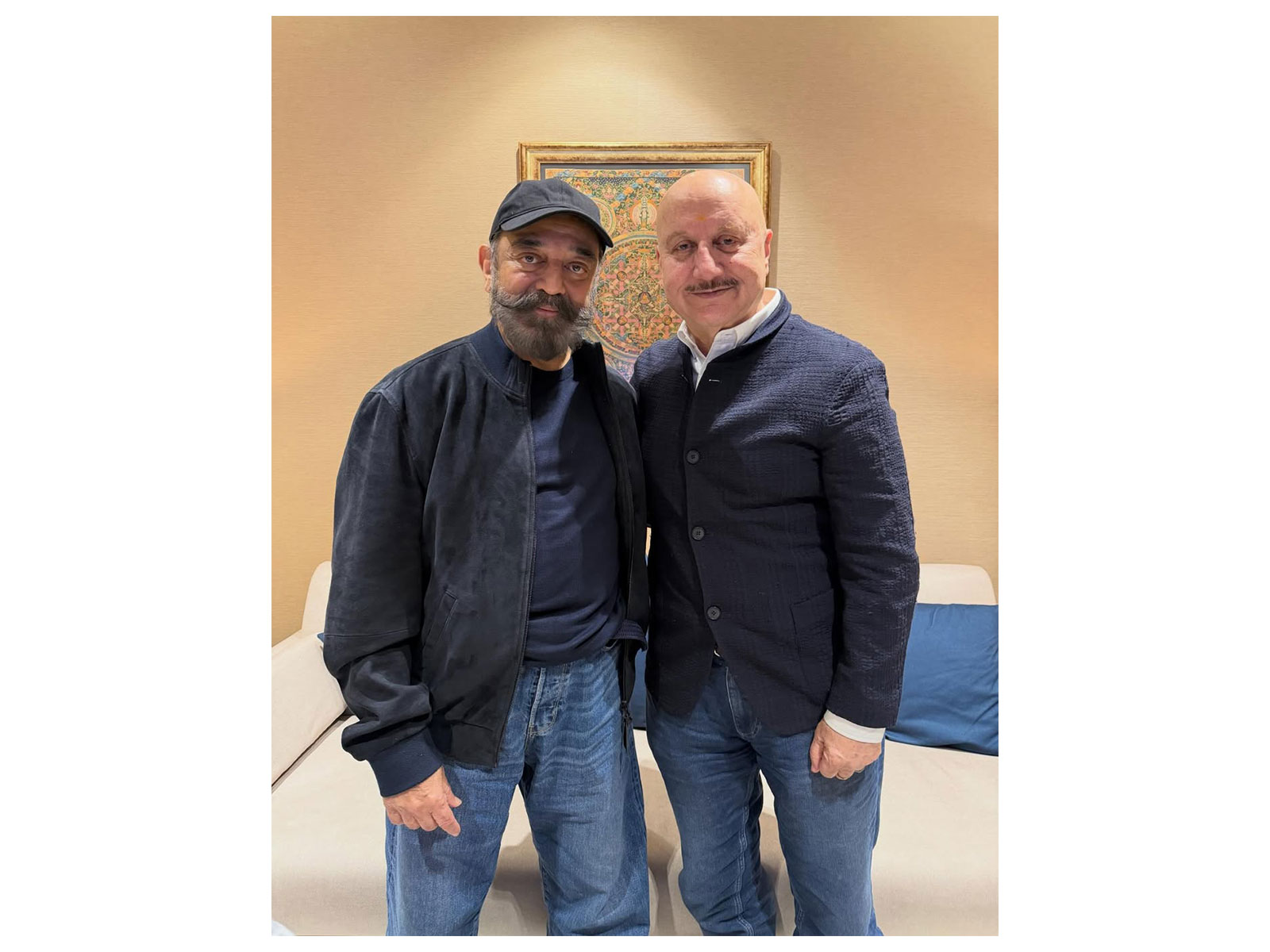 Kamal Haasan and Anupam Kher (Photo/Instagram@anupampkher)