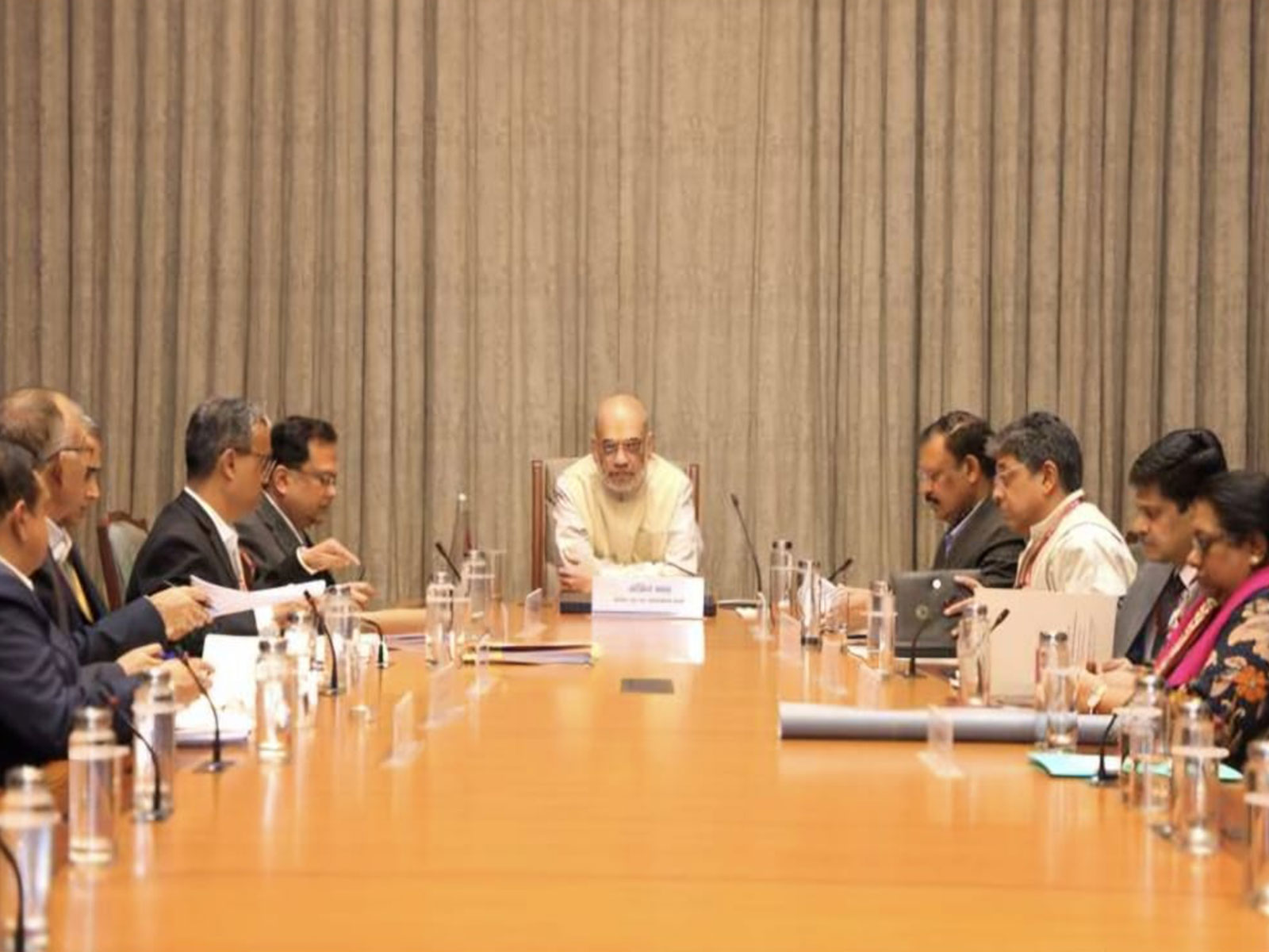 Amit Shah convenes meeting for constitution of dedicated body for security of vessels, port facilities (Photo/ANI)