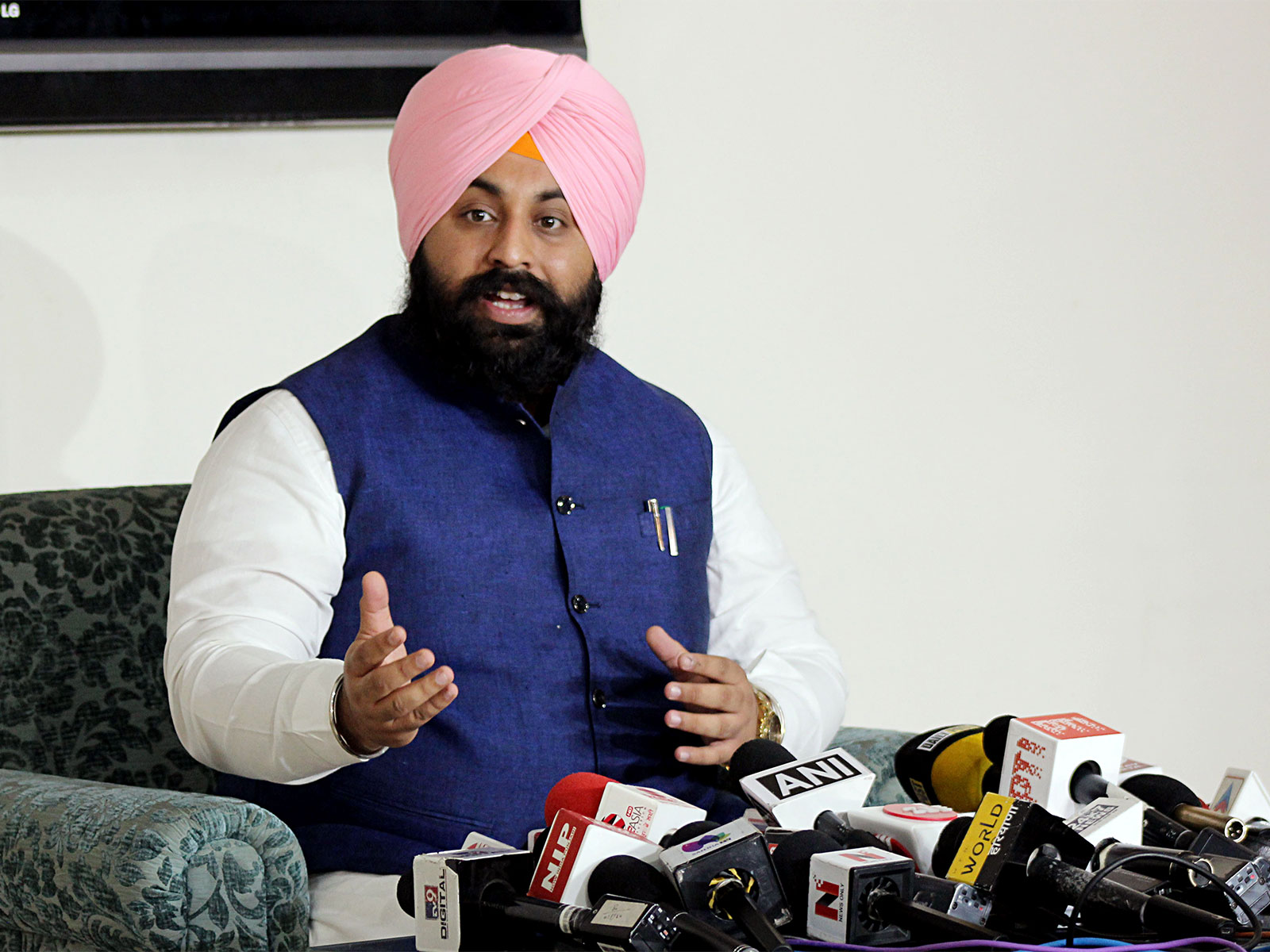 Punjab Education Minister Harjot Singh Bains (File Photo/ANI)