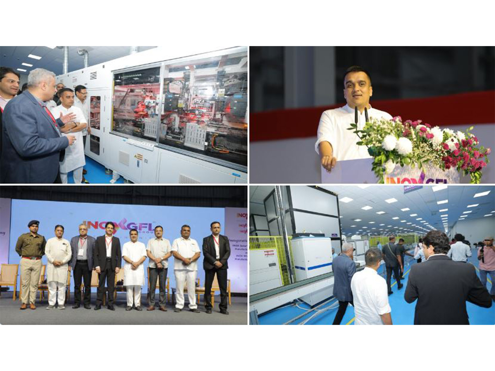 INOXGFL Group's solar and wind manufacturing facilities inaugurated near Ahmedabad (Images: X/@sanghaviharsh)