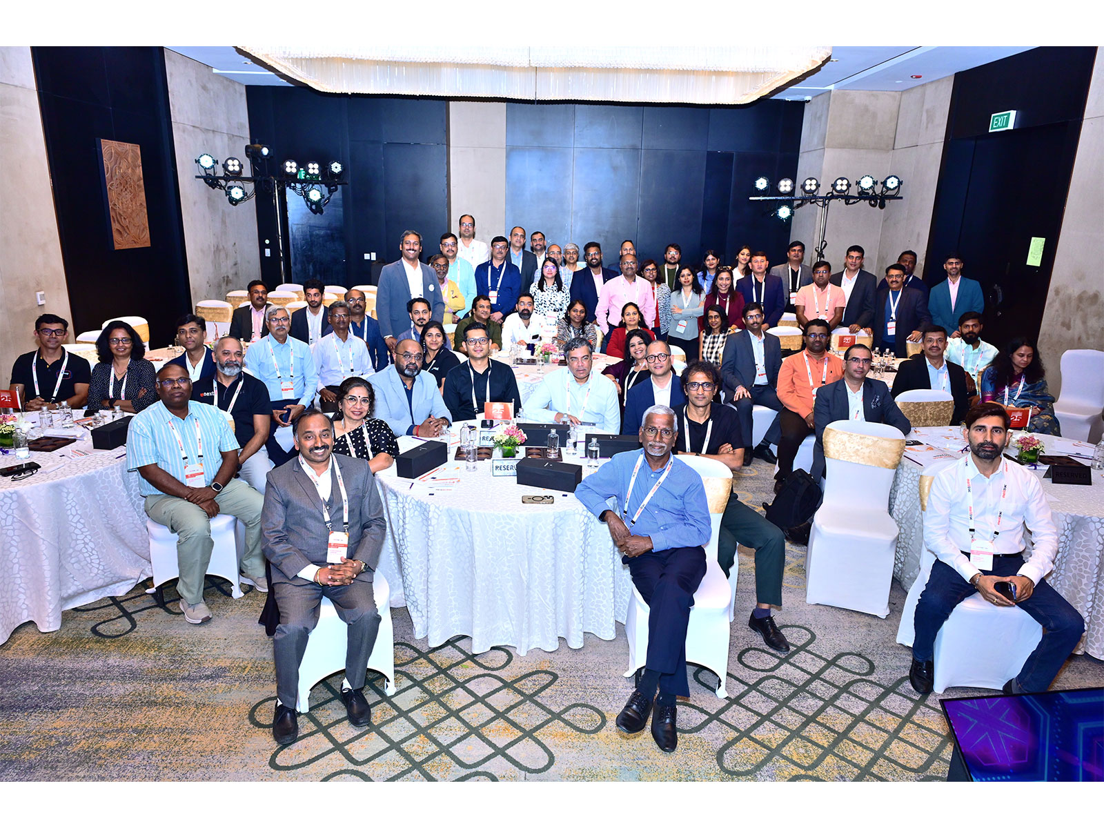 Leaders from HR, academia, and technology at MeritTrac Services' 25th anniversary conference, Reimagining Talent 2025, in Bengaluru
