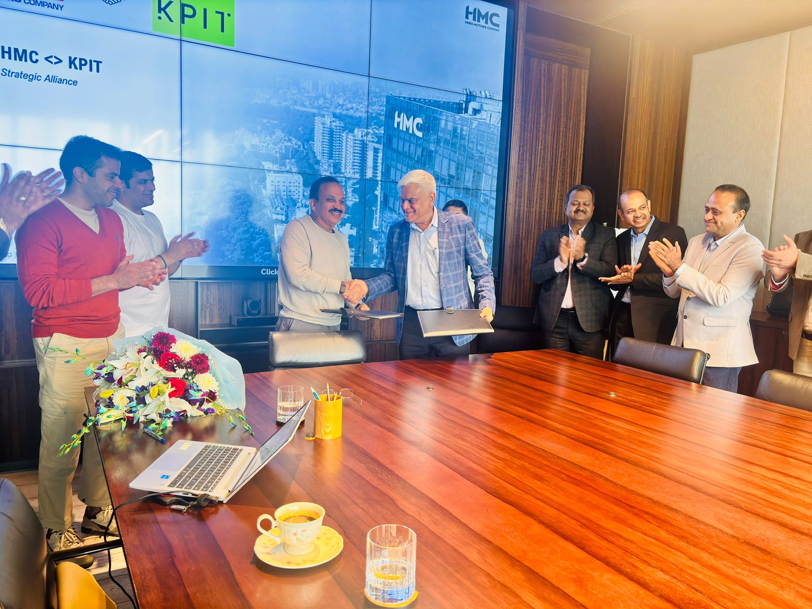 HMC HIVE, KPIT Technologies sign MoU. (Photo: ANI)