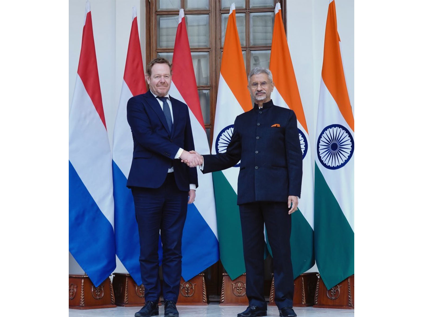 Netherlands Foreign Minister David van Weel and External Affairs Minister S Jaishankar (Photo/X@DrSJaishankar)