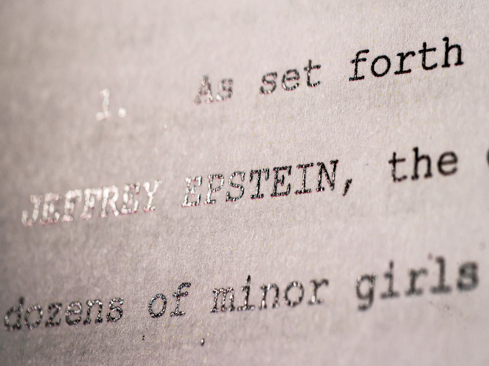 Newly-released documents from disgraced late financier and sex offender Jeffrey Epstein, referencing court cases against him, are seen in this handout released by the U.S. Justice Department (Photo/Reuters)