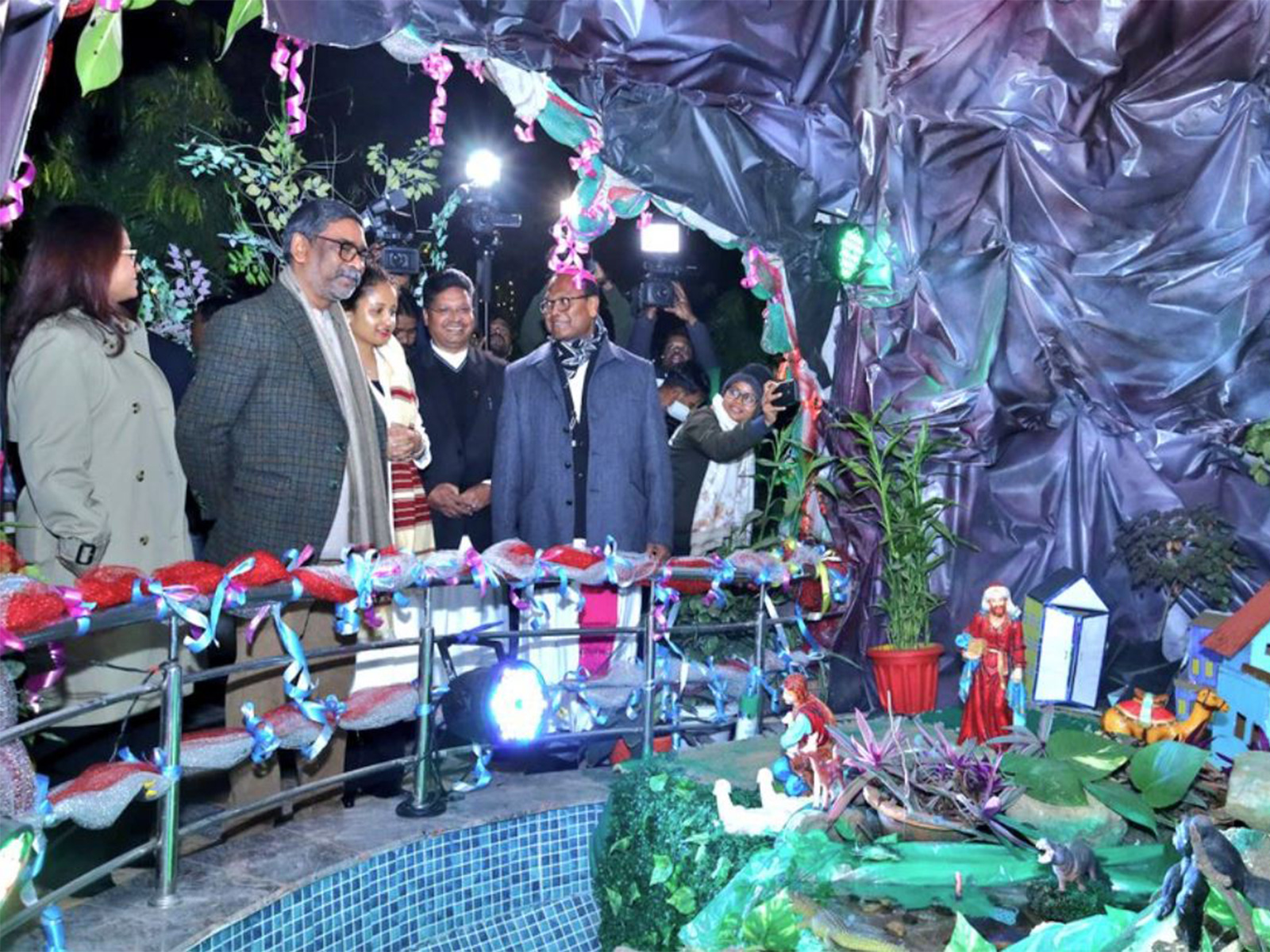 Chief Minister of Jharkhand Hemant Soren at Christmas Celebrations (Photo/ANI)