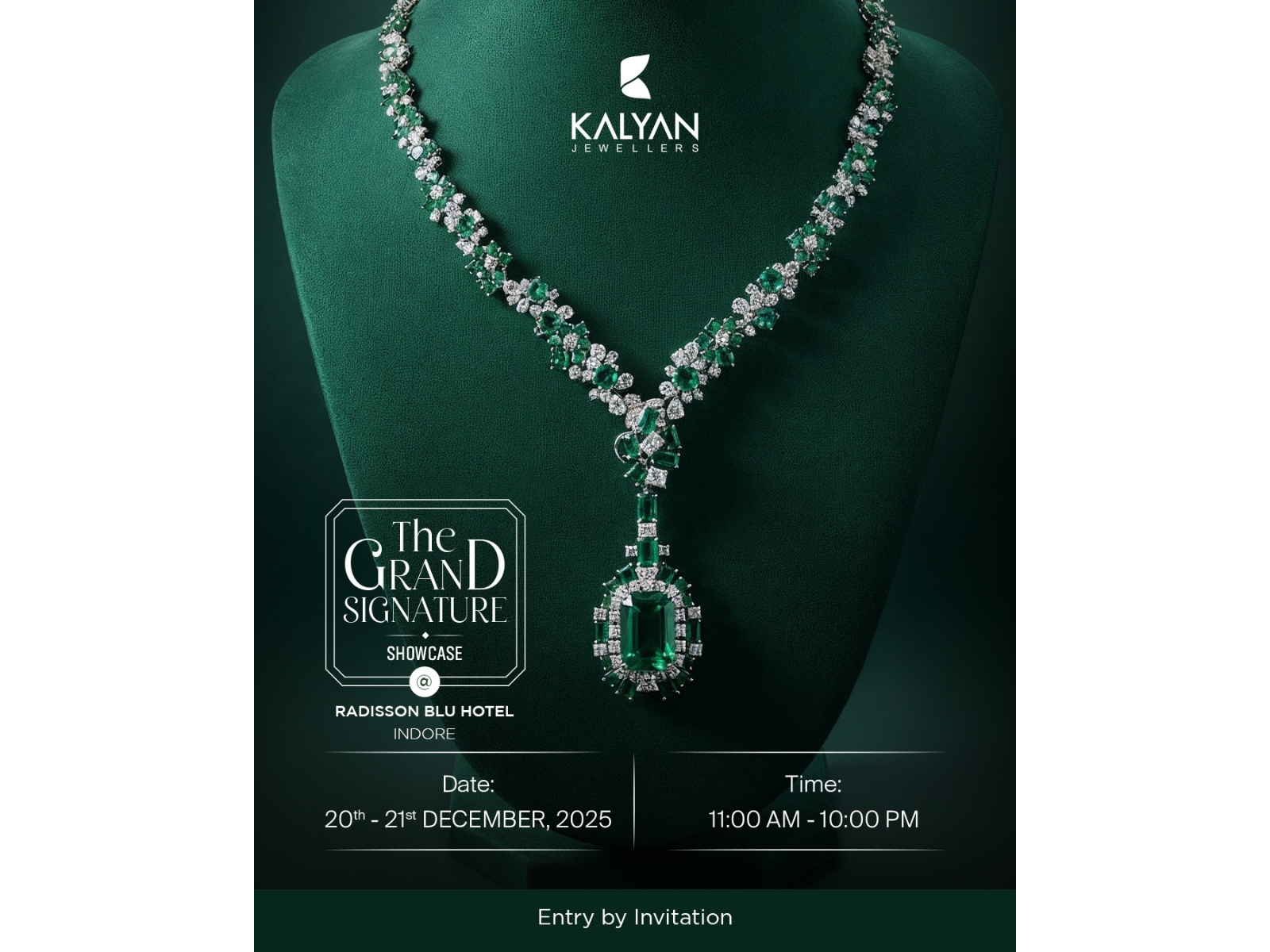 Exclusive high jewellery showcase at Radisson Blu, Indore, on 20-21 December 2025, featuring rare and exquisite creations