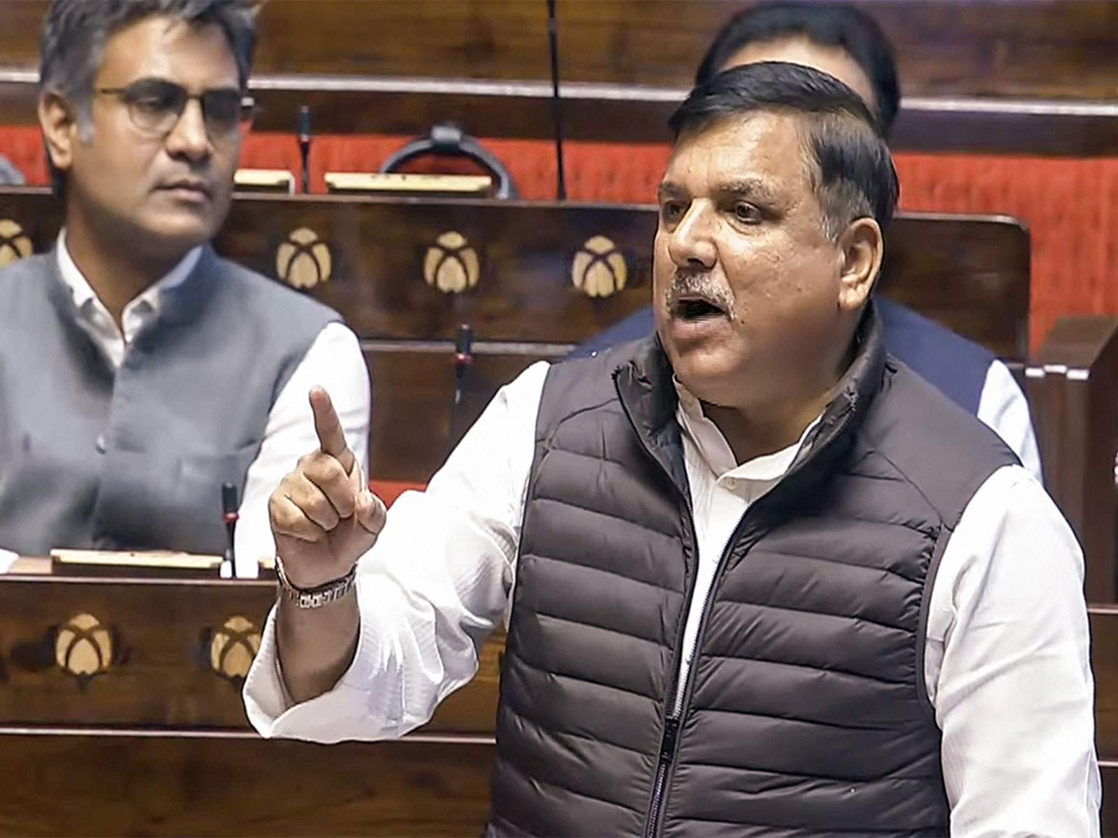 Aam Aadmi Party MP Sanjay Singh (Photo: ANI) 