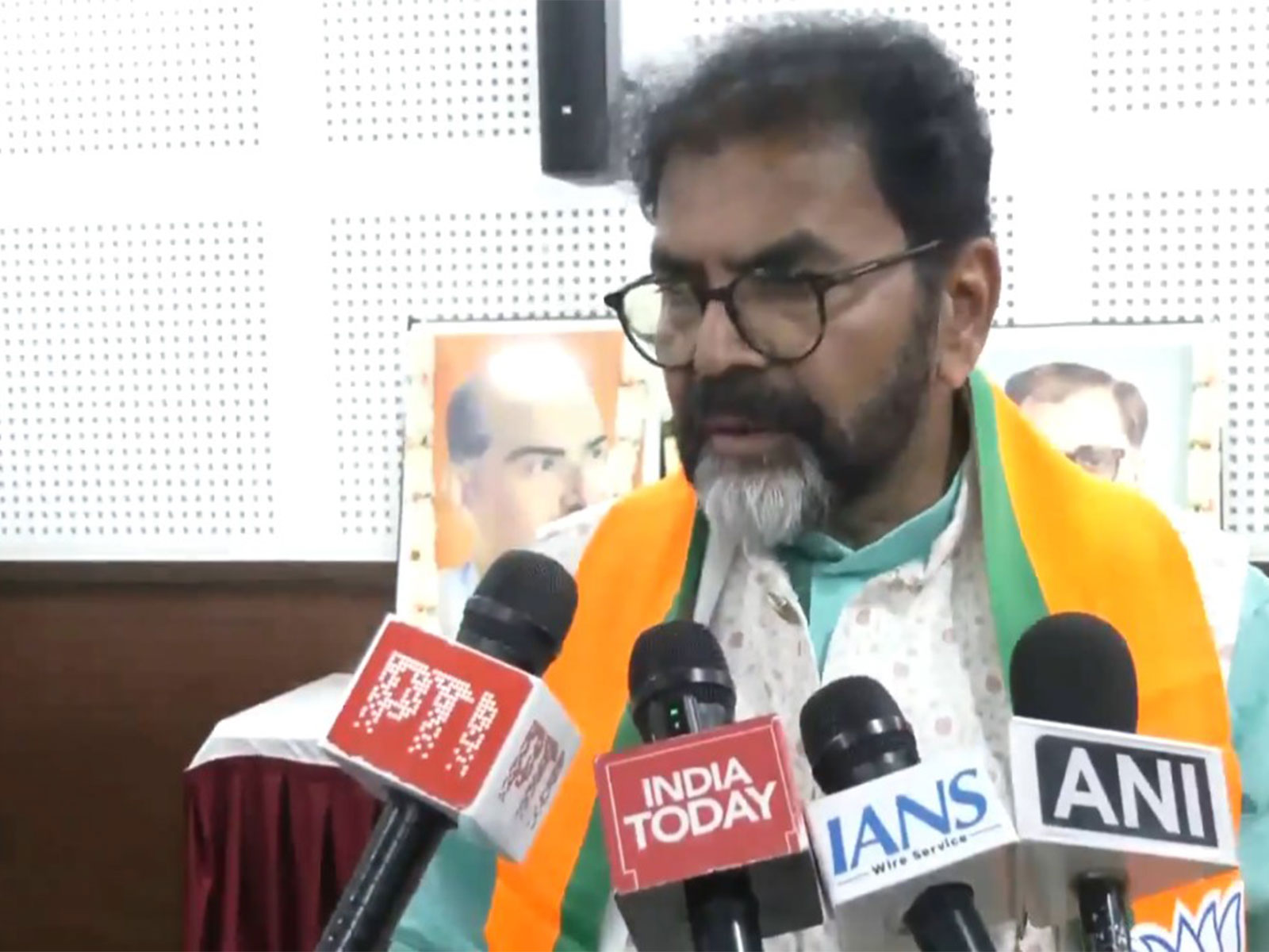 Leader of Opposition in the Karnataka Legislative Council, Chalavadi Narayanaswamy (Photo/ANI)