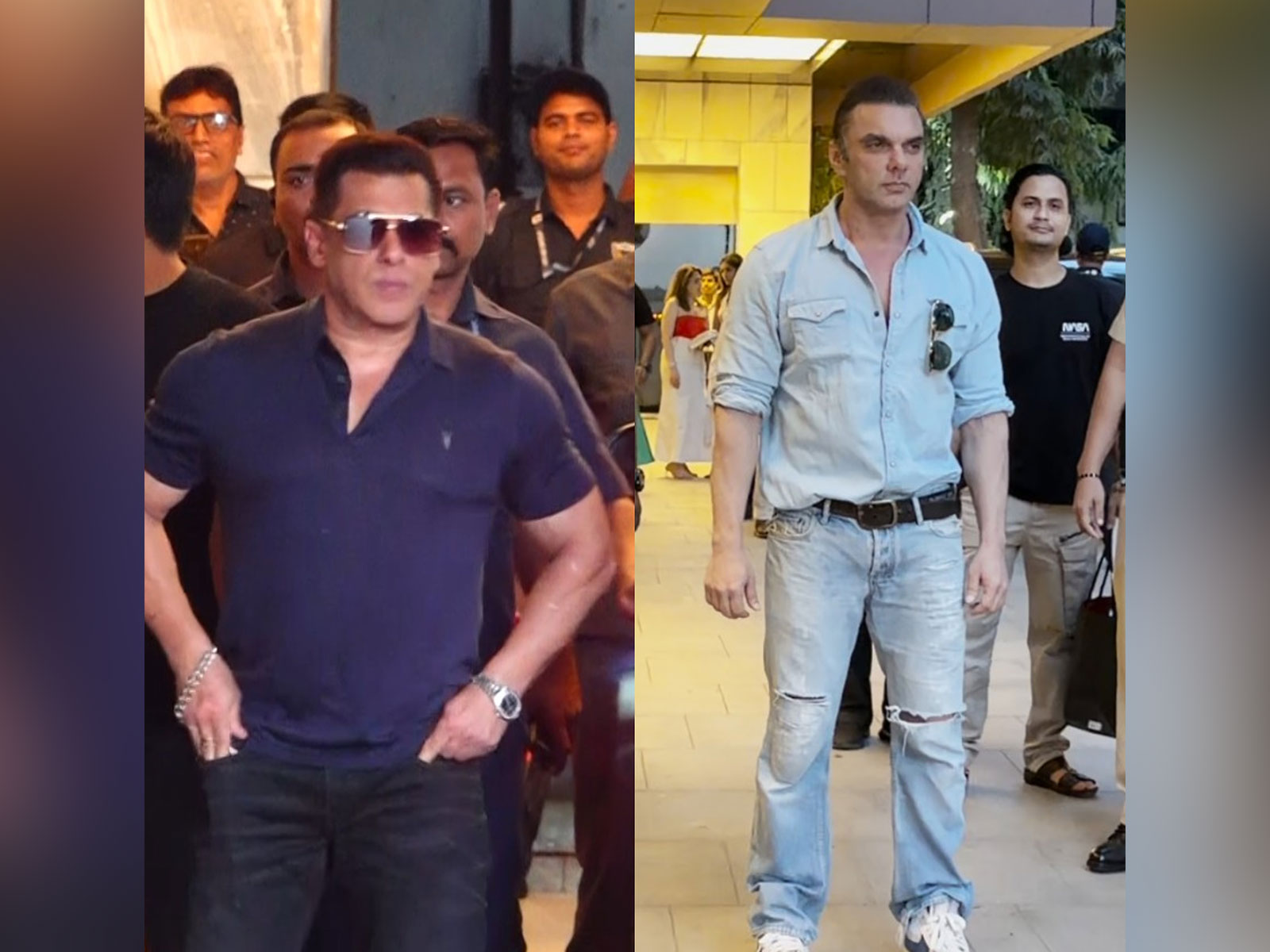 Salman Khan, Sohail Khan (Photo/ANI)