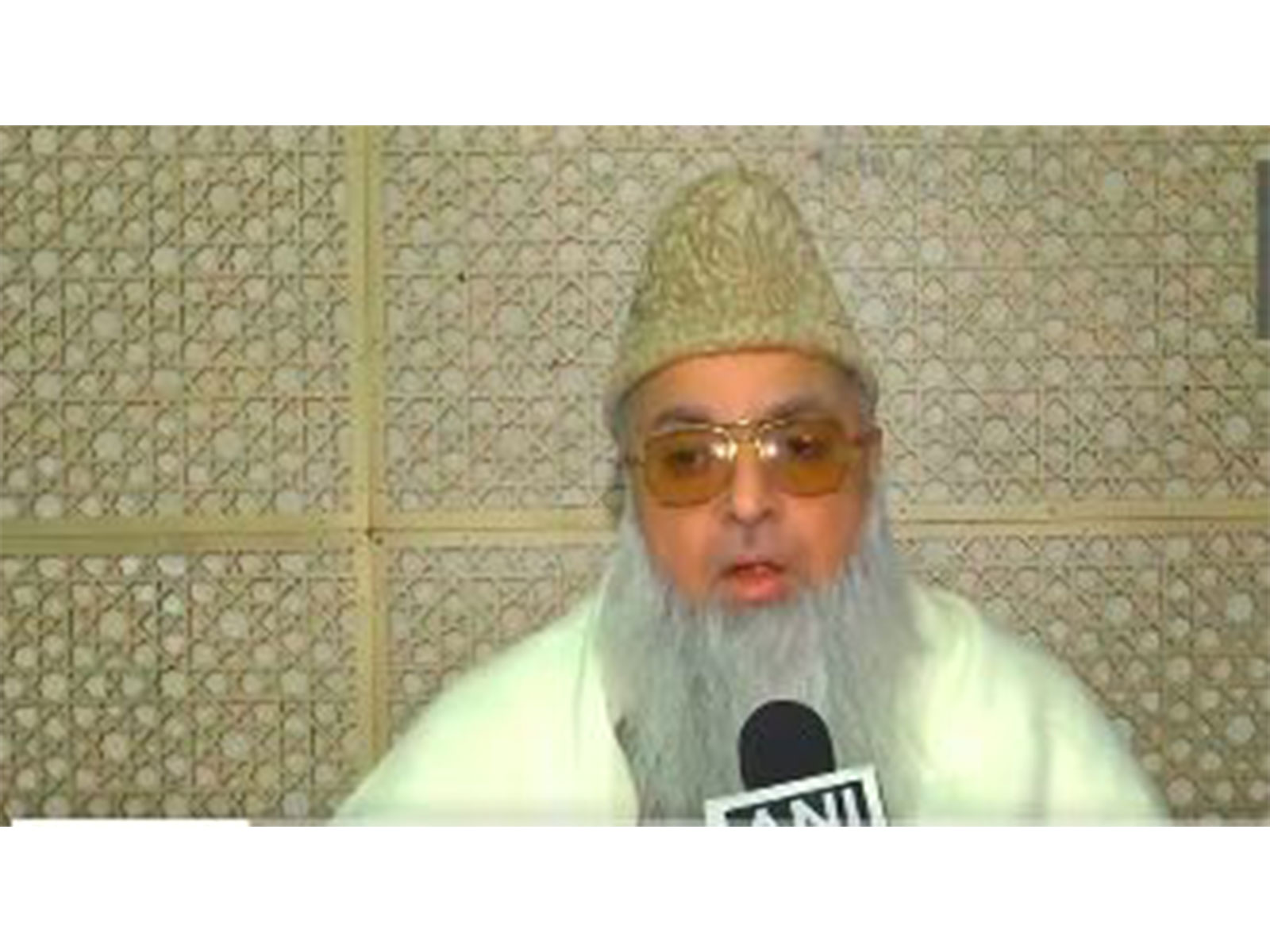 Dr Imam Umer Ahmed Ilyasi, Chief Imam of the All India Imam Organisation (Photo/ANI)