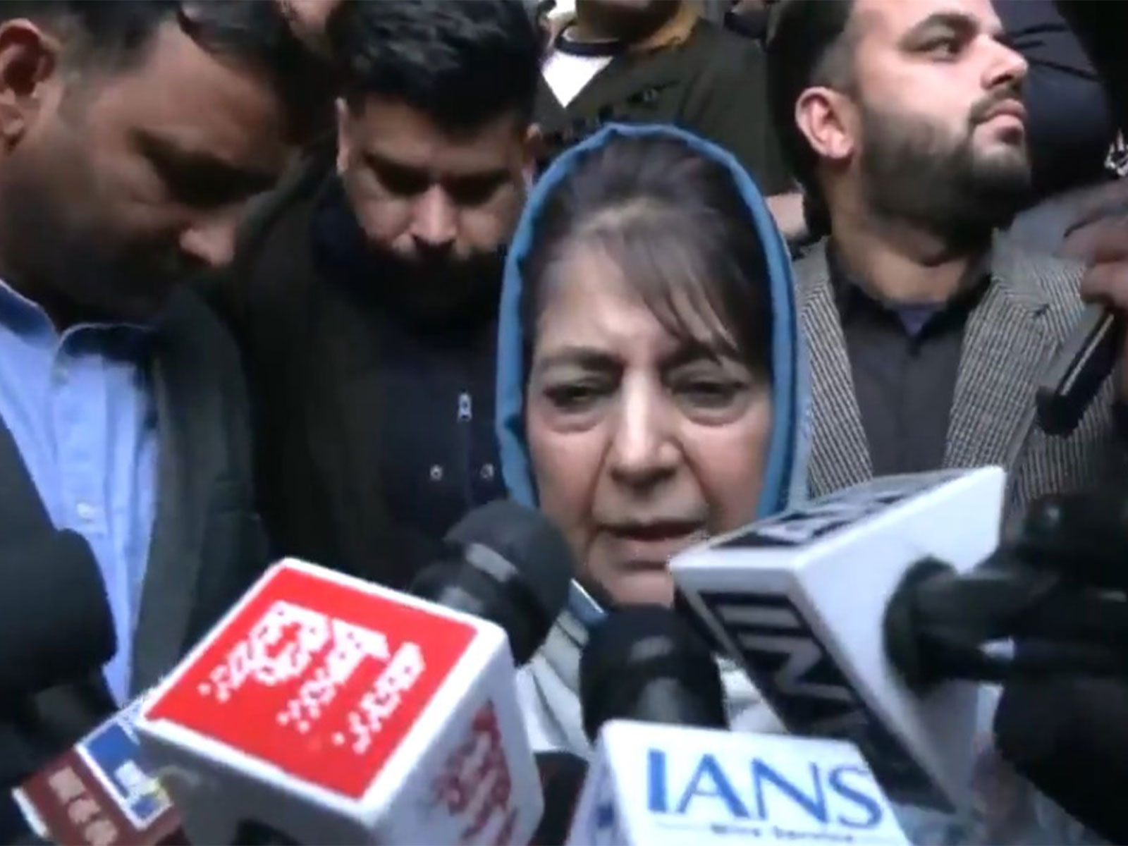 PDP Chief Mehbooba Mufti  (Photo/ANI)