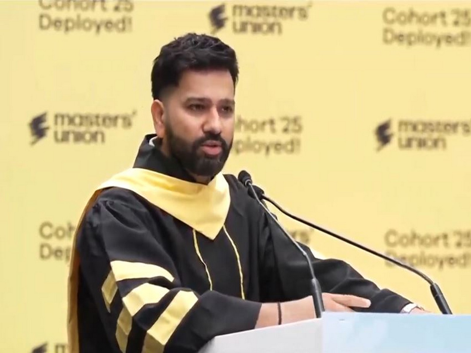 Rohit Sharma. (Photo: Masters' Union Convocation 2025)