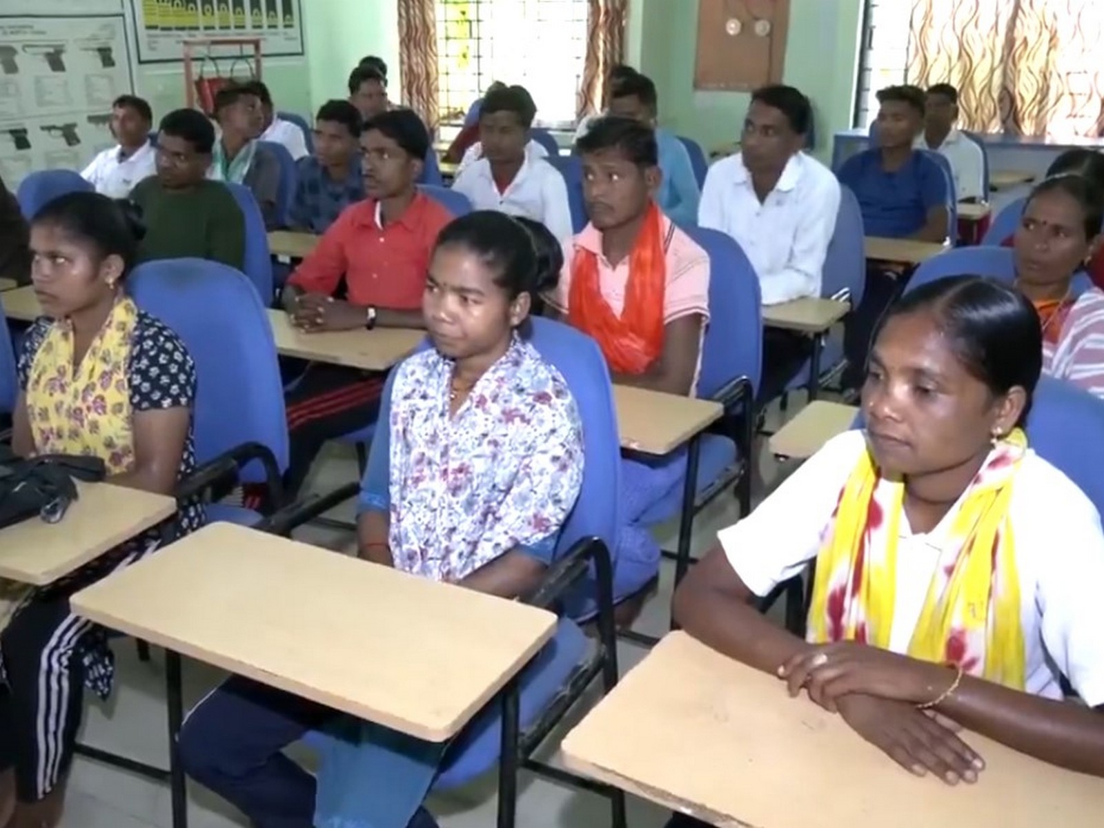 Surrendered naxalites being trained in hospitality and skill courses in Jagdalpur (Photo: ANI)