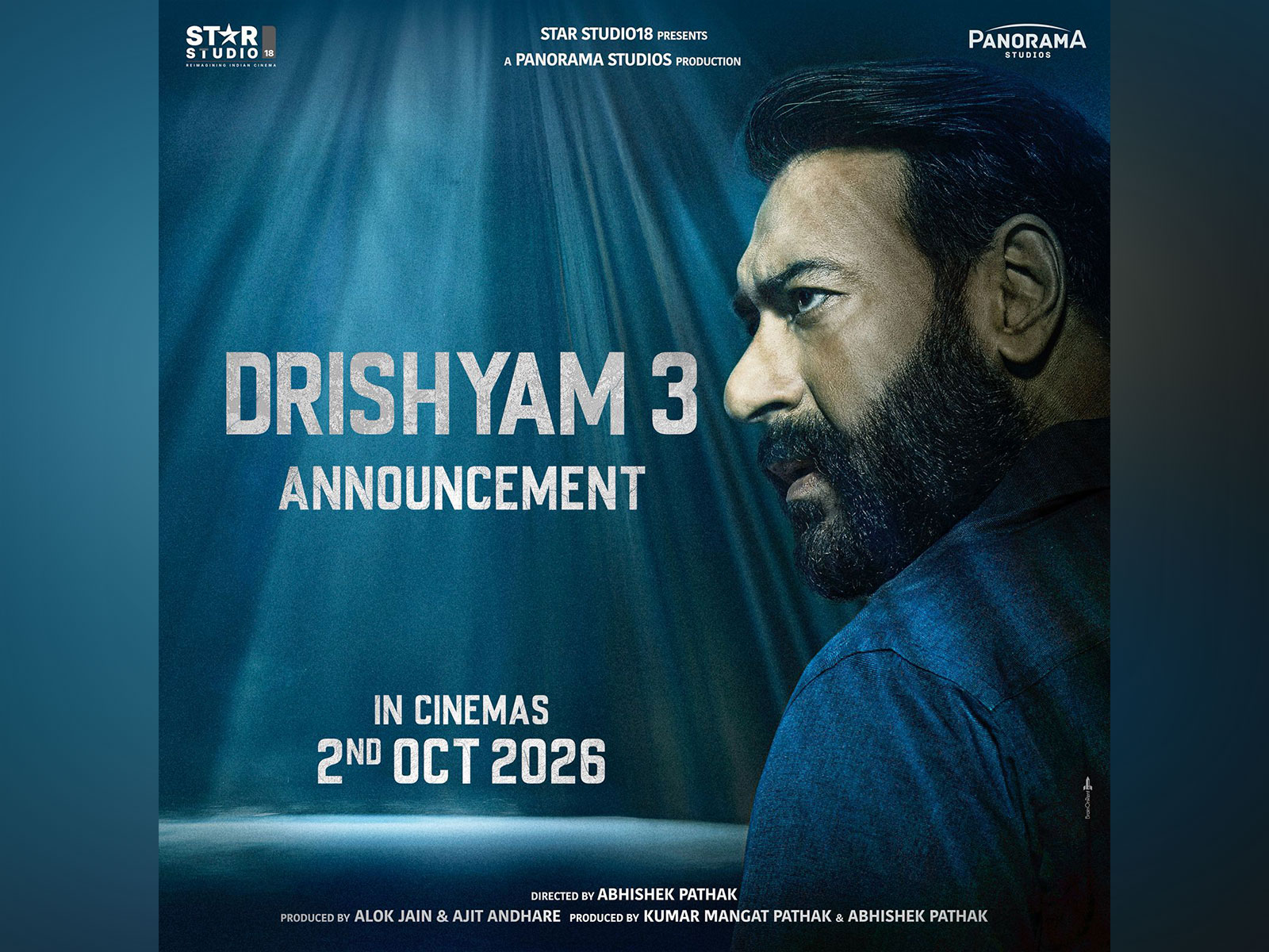 'Drishyam 3' (Image source: Instagram/ @ajaydevgn)
