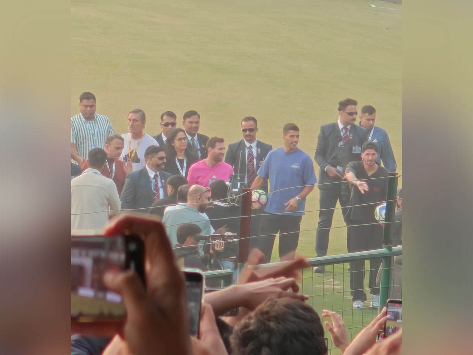 Footballer Lionel Messi's visit to India (Photo/ANI)