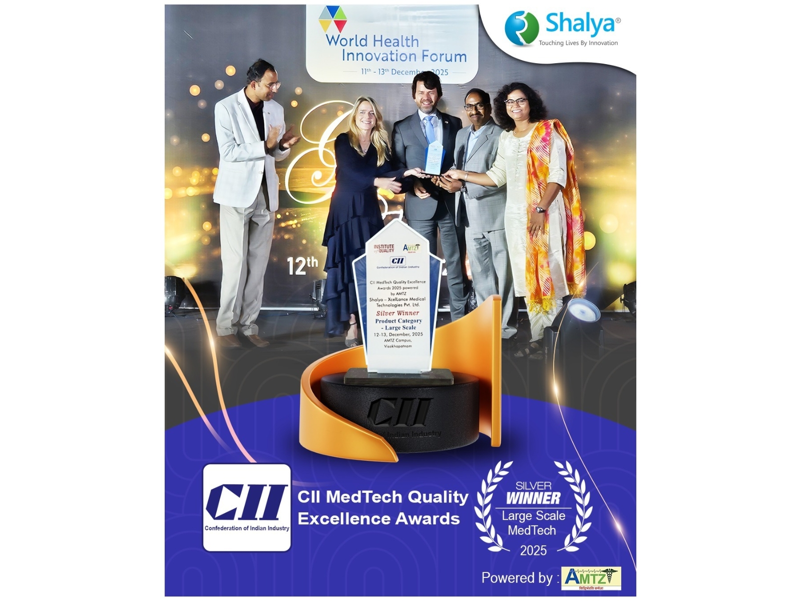 Shalya's Silver Win at CII MedTech Quality Excellence Awards 2025 Marks Its Entry into India's MedTech Big League