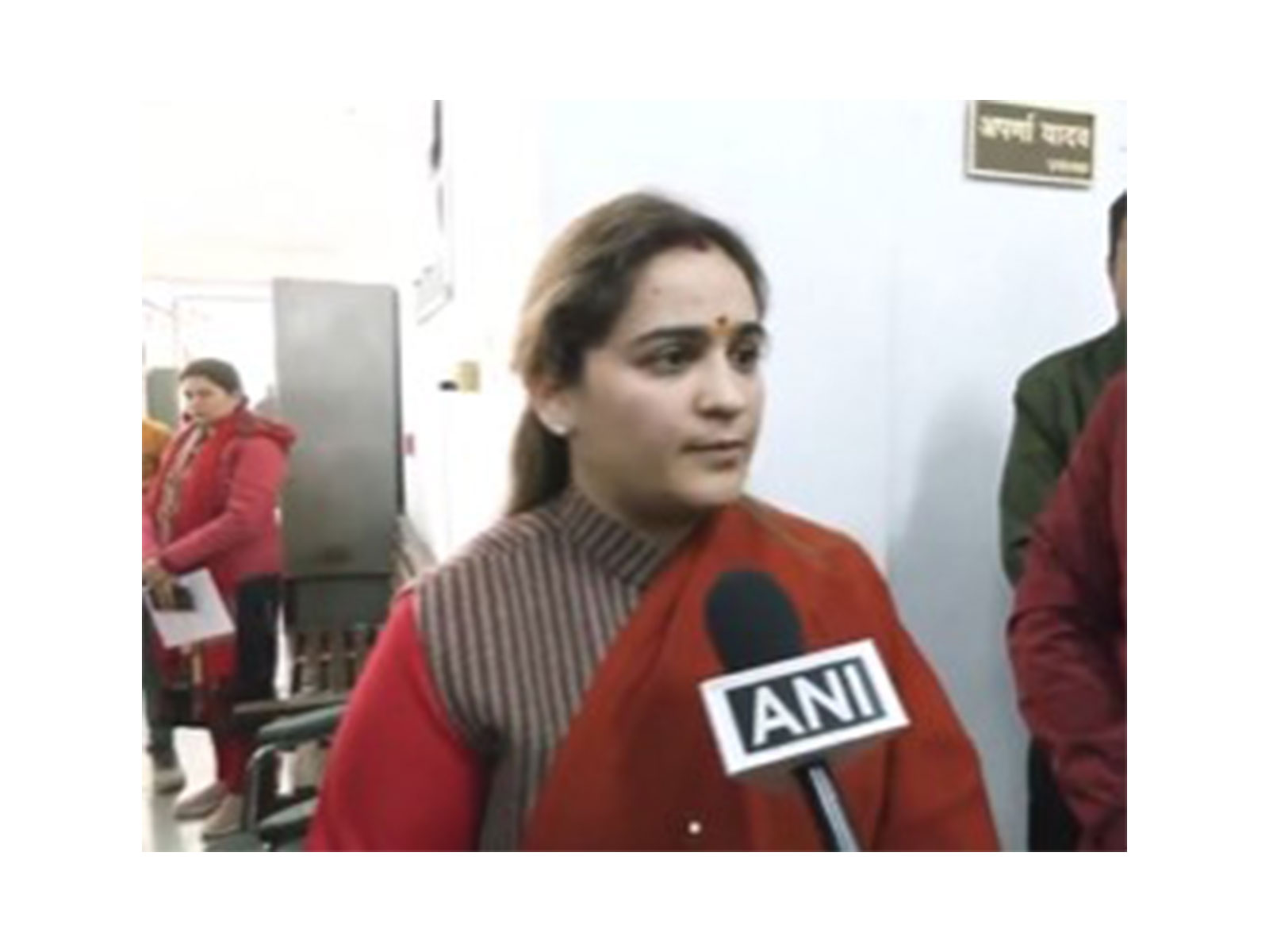 Vice-Chairperson of the Uttar Pradesh State Women's Commission, Aparna Yadav (Photo/ANI)