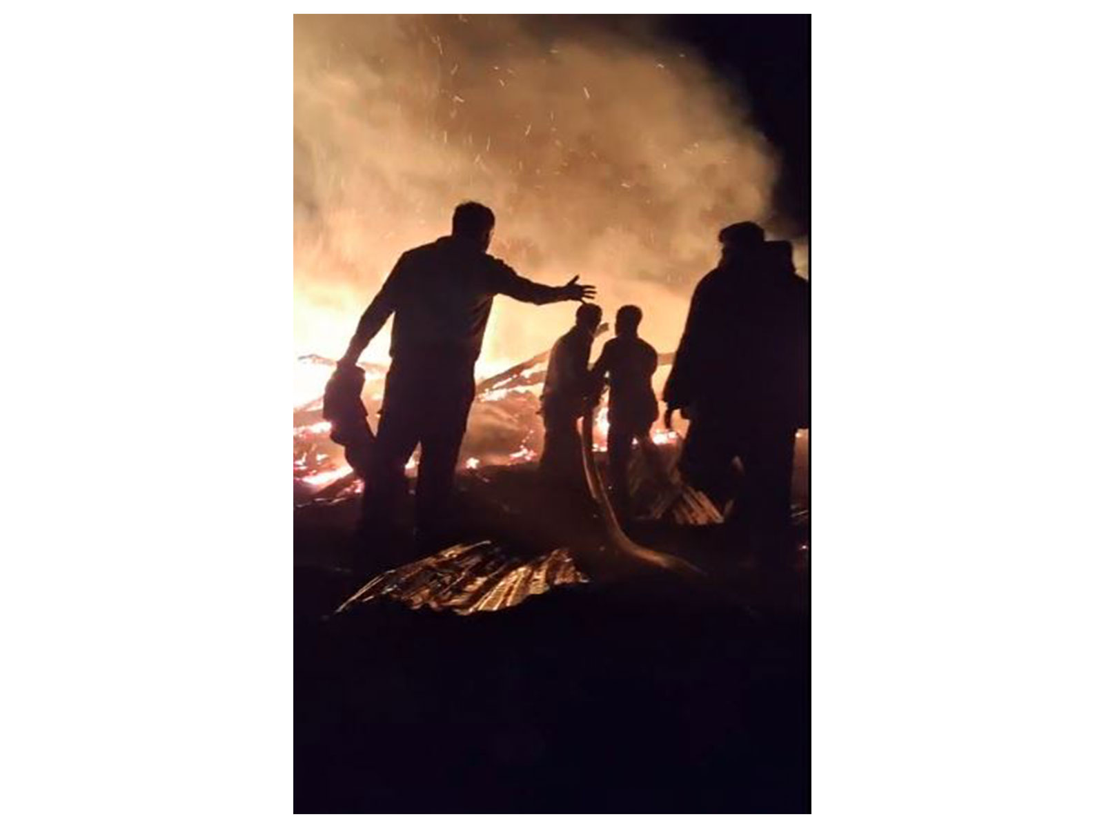 Visuals from the spot (Photo/J-K Fire Department)