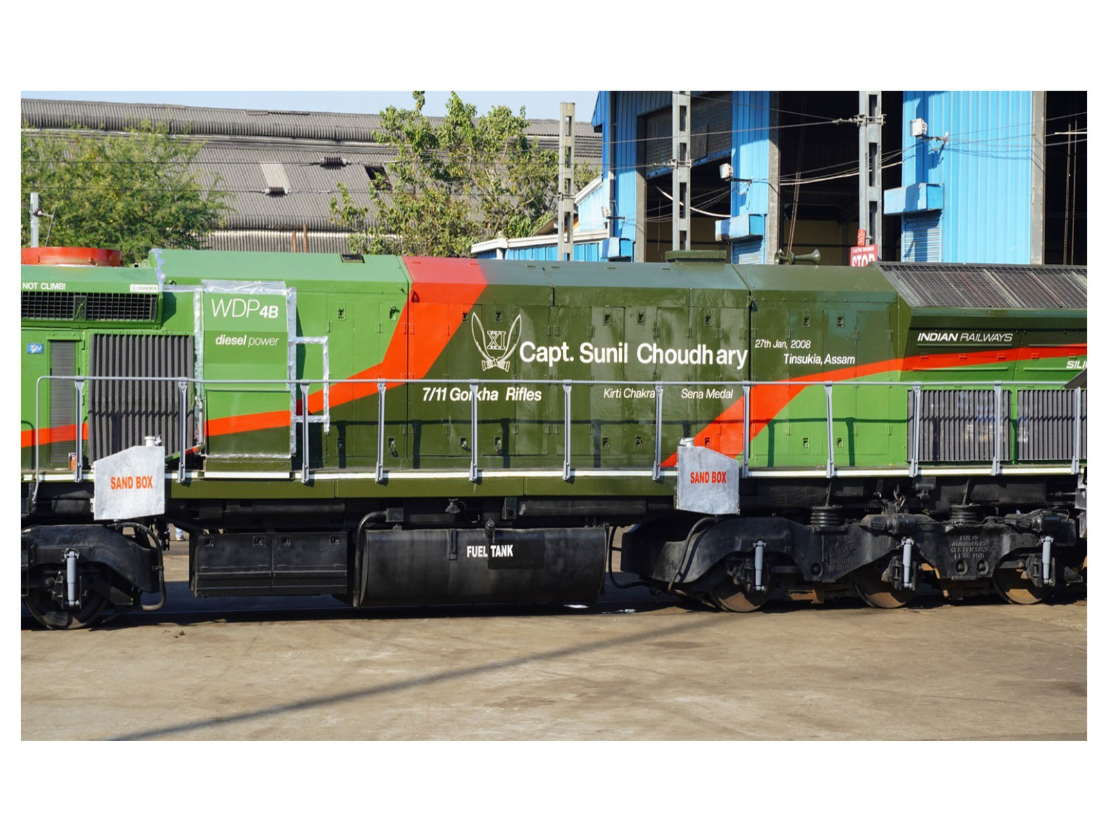 NFR pays tribute to Captain Sunil Kumar Chowdhary (Photo/ANI)