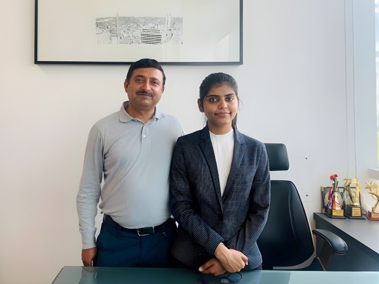 CA Jambukeswaran Jambukeswaran, Managing Director & CEO, and Leesha Arya, COO & Co-founder, JJ TAX, highlighting the company's decade-long vision powered by Uniqey.