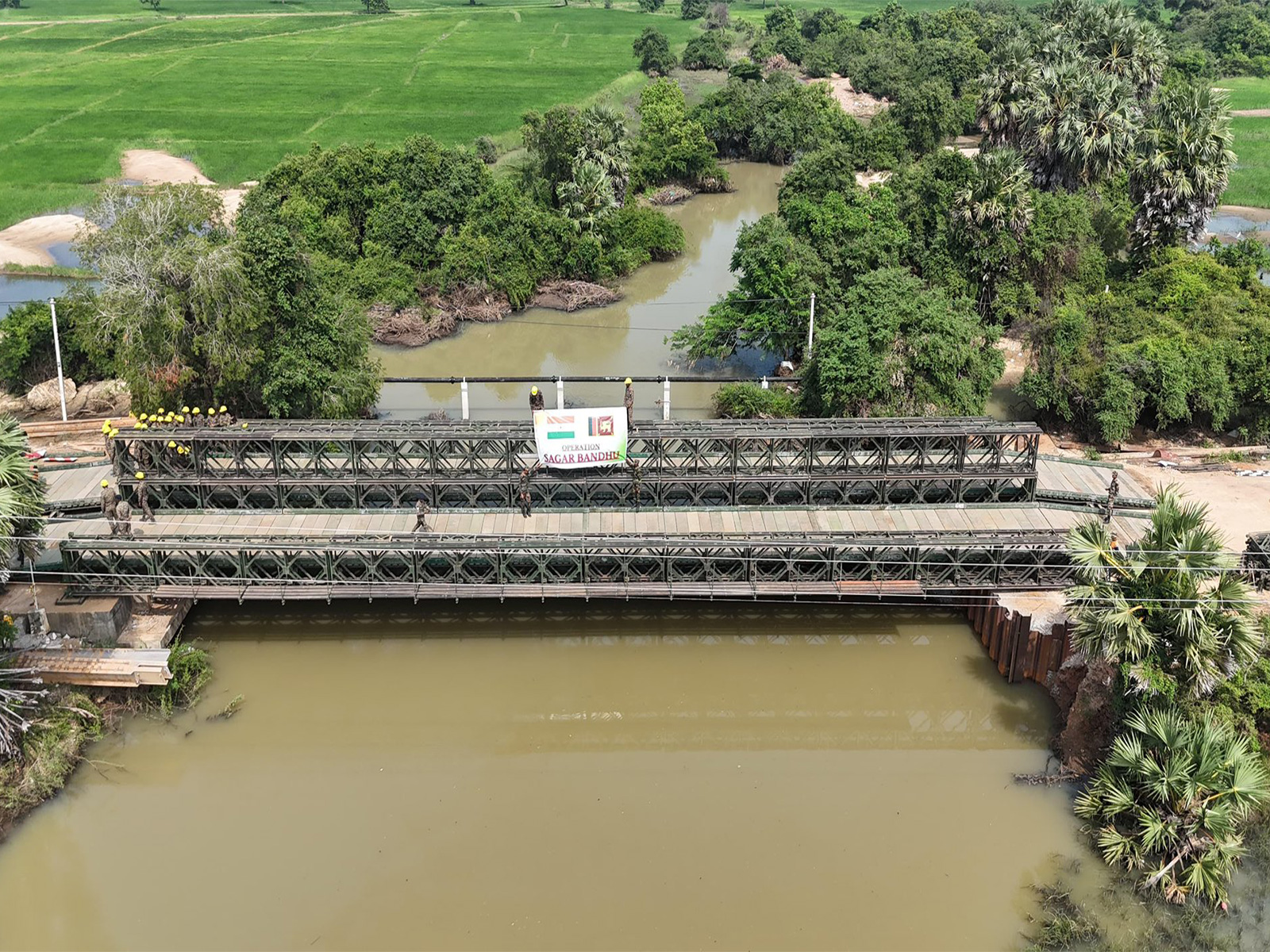 India installs 120-foot bailey bridge in Sri Lanka's Kilinochchi District (Photo/X@DrSJaishankar)