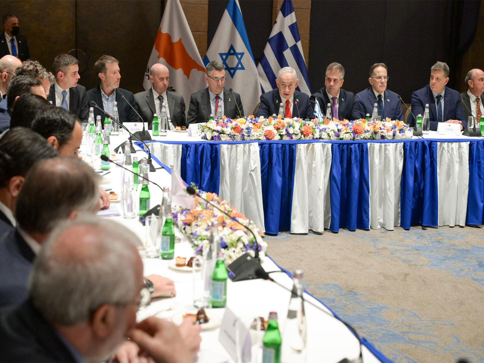 Israel, Cyprus, Greece hold leaders' meeting in Jerusalem(Photo/@netanyahu)